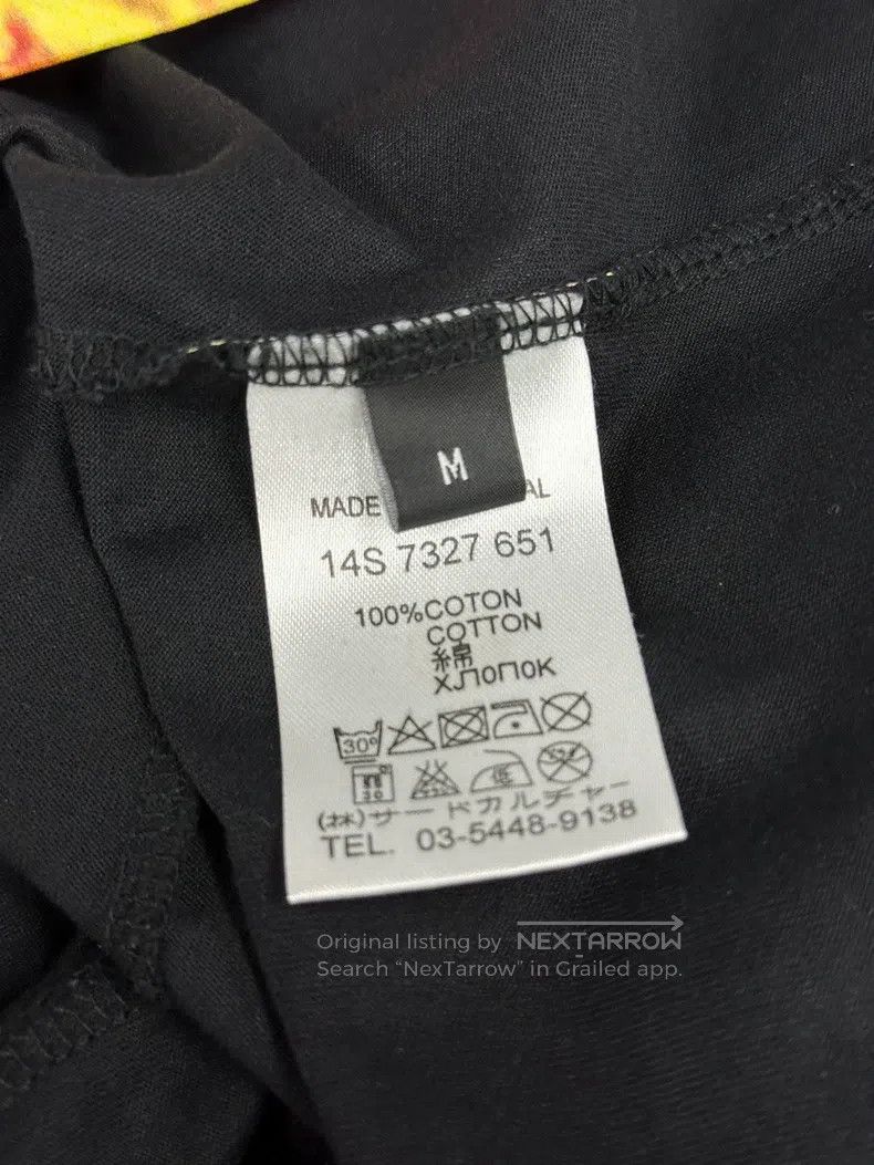 Givenchy Givenchy Black Flame Short Sleeve T-Shirt Size US M / EU 48-50 / 2 - 5 Thumbnail
