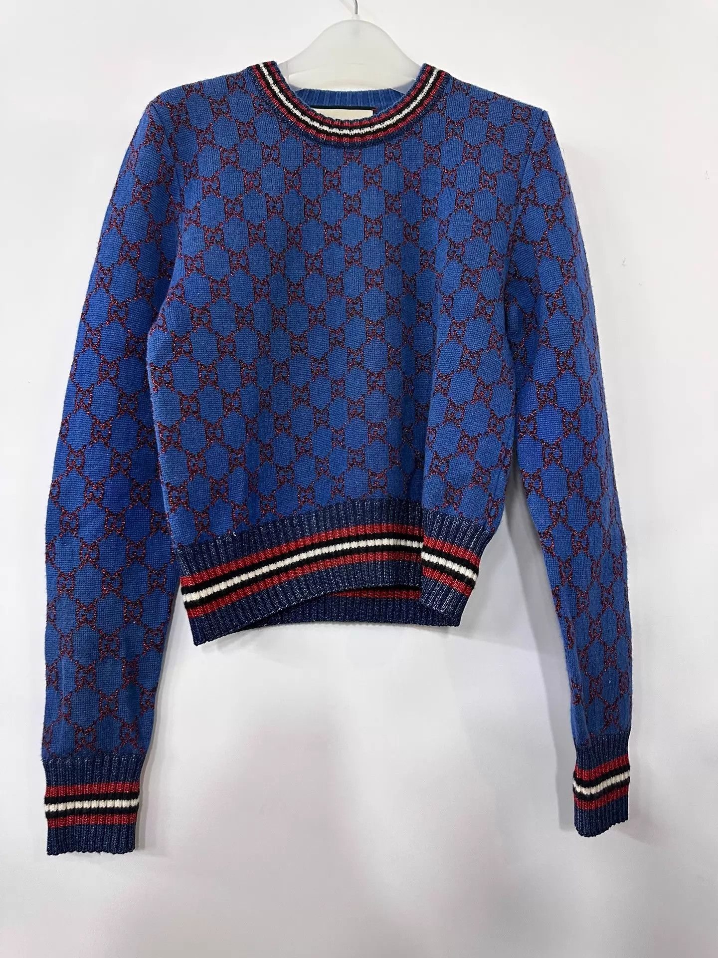 Gucci Gucci GG All Over Print Sweater S Size S / US 4 / IT 40 - 1 Thumbnail