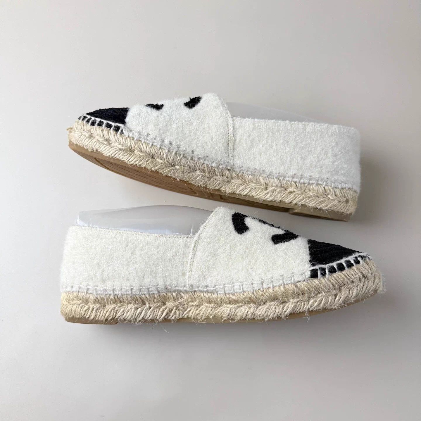 Chanel CHANEL Ivory Straw Deck Shoes 36 95 New Size US 5 / IT 35 - 6 Thumbnail