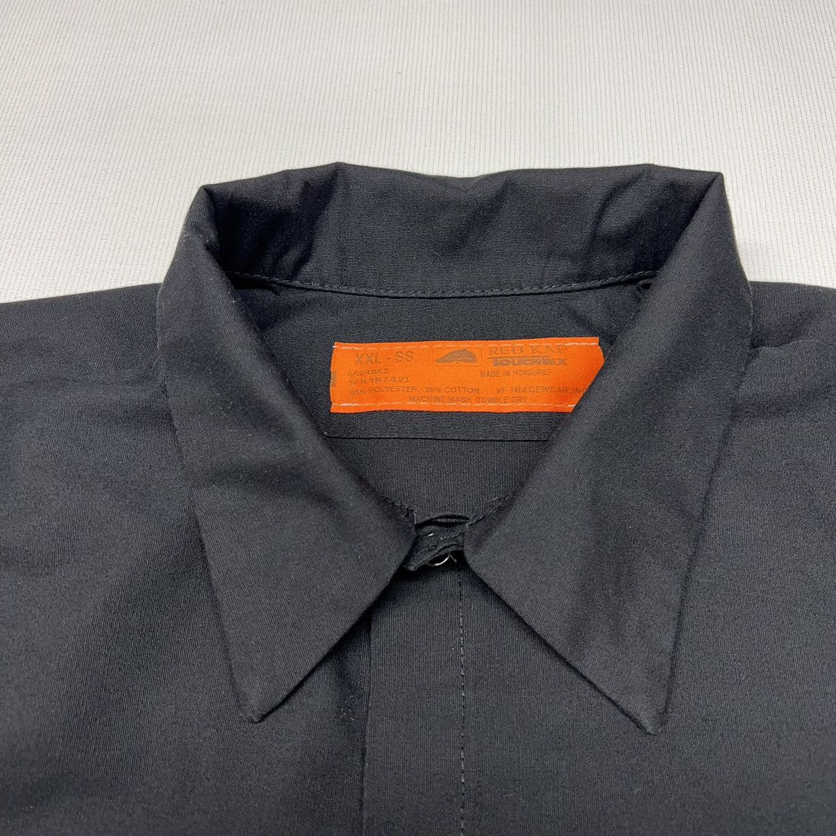 Red Kap × Vintage American Thunder Button Up Shirt Black Throttle Threads Work Size US XXL / EU 58 / 5 - 7 Thumbnail