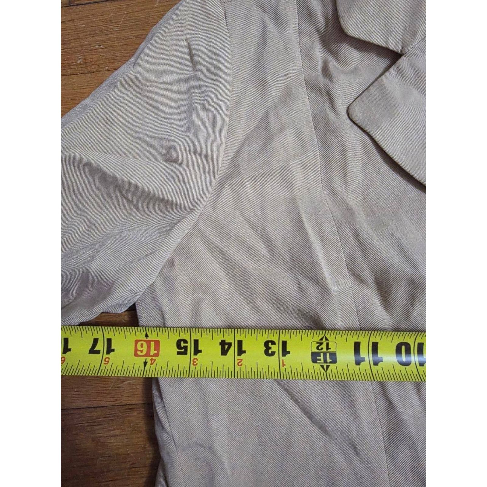 Siegelman Stable Spiegel Womens Jacket tencel women Beige Size 6 A001747 Size M / US 6-8 / IT 42-44 - 4 Thumbnail