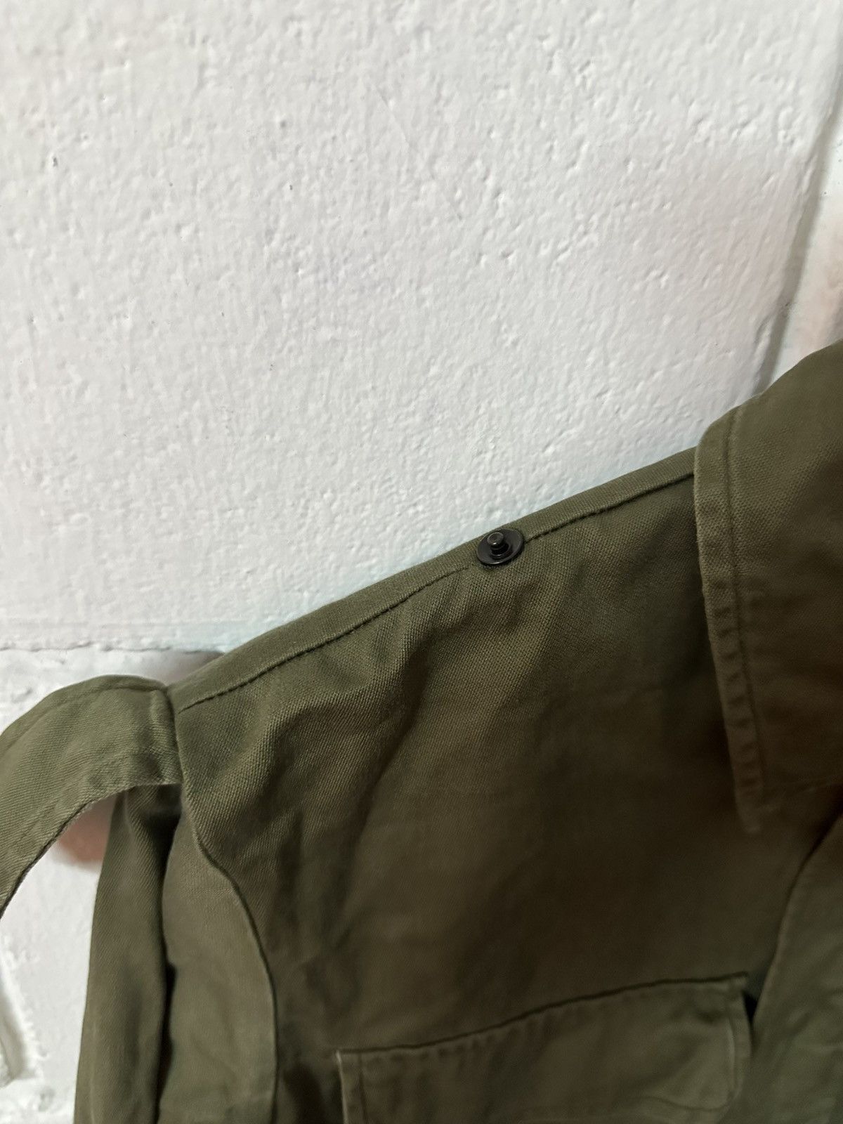 Vintage 1978 Dutch Military Green Jacket H. Van Puijenbroek Size US M / EU 48-50 / 2 - 6 Thumbnail