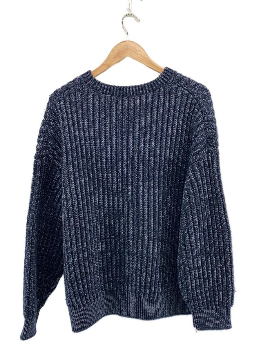 Visvim Blue Wool Knit Sweater (thick) Size US M / EU 48-50 / 2 - 2 Thumbnail