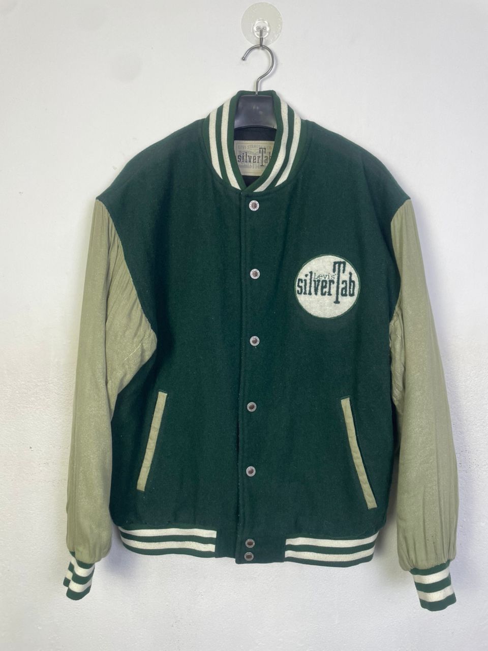 Levi's × Vintage Vintage 1990s Levis Silver Tab Varsity Jacket Size US S / EU 44-46 / 1 - 1 Thumbnail