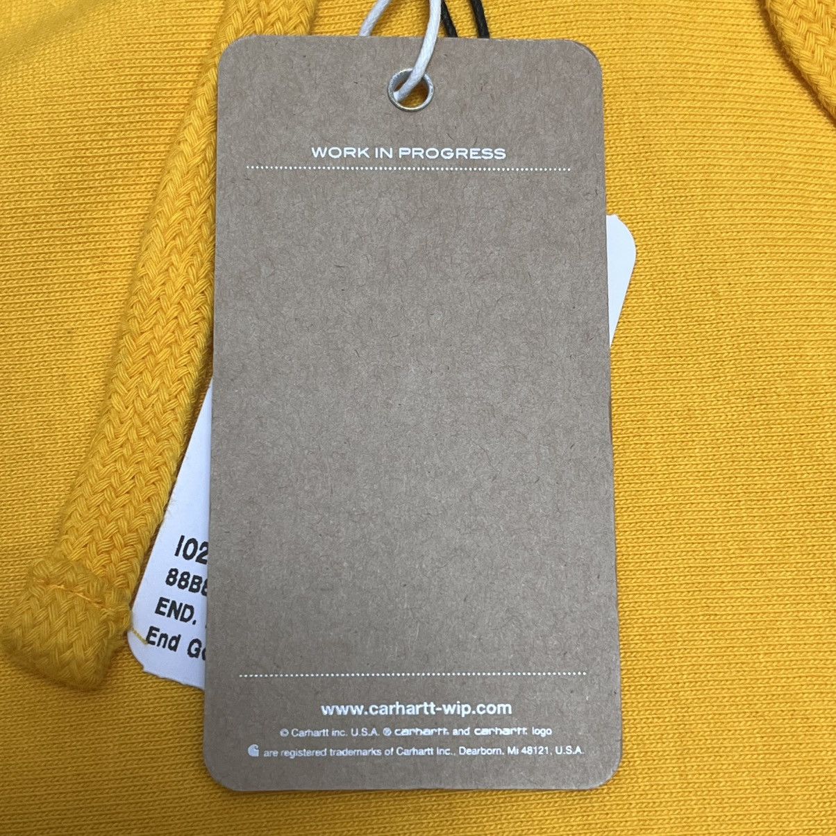 Carhartt Wip × END. Carhartt WIP x END American Logo Hoodie Heavyweight, Yellow Size US XL / EU 56 / 4 - 9 Thumbnail