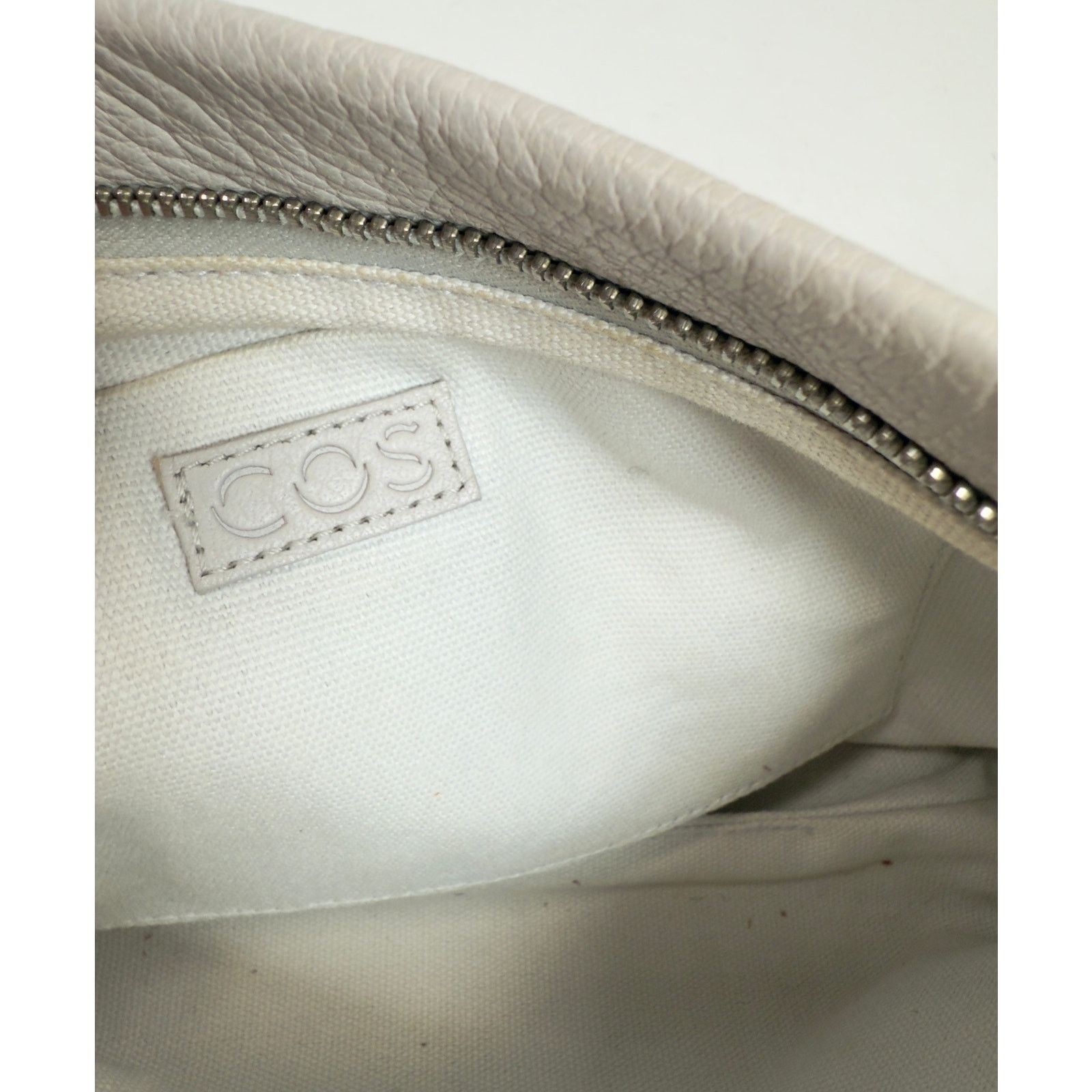 Cos Minimalist COS Crossbody Bag Leather Asymmetrical Flap Style Size ONE SIZE - 9 Thumbnail