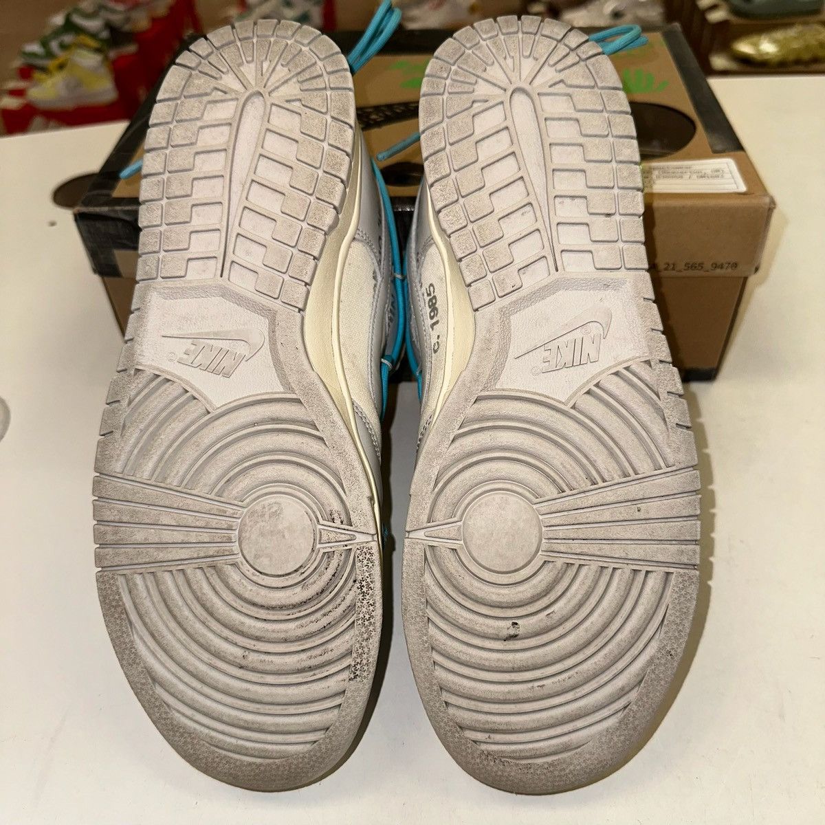 Nike × Off-White × Virgil Abloh Size 9.5 - Nike Dunk Low x Off-White Lot 02 of 50 DM1602-115 Size US 9.5 / EU 42-43 - 5 Thumbnail