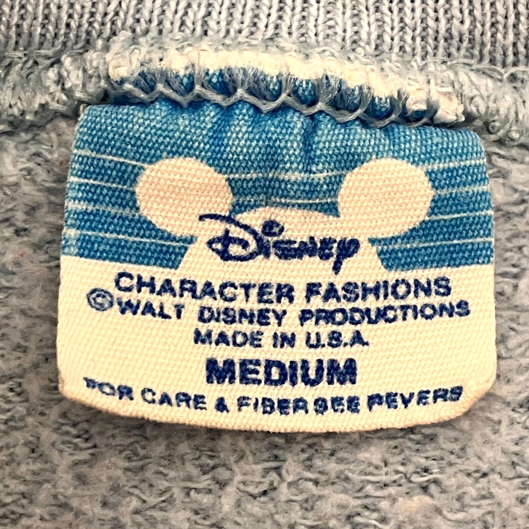 Disney VINTAGE Disney Sweatshirt Blue Womens M Disney World Florida Made in USA Size M / US 6-8 / IT 42-44 - 5 Thumbnail
