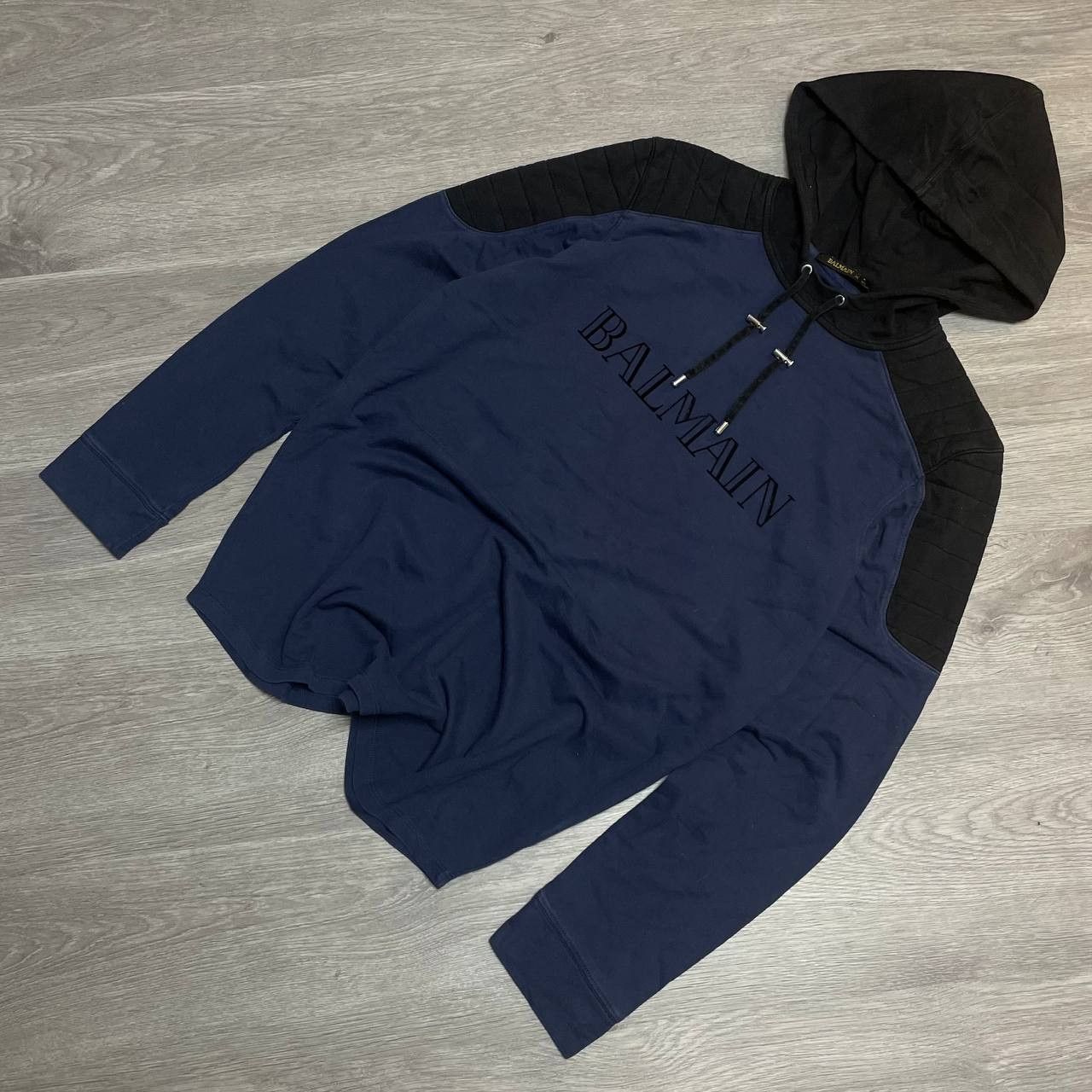 Balmain X H M Balmain H M Hoodie Rare Vintage Sweatshirt Grailed