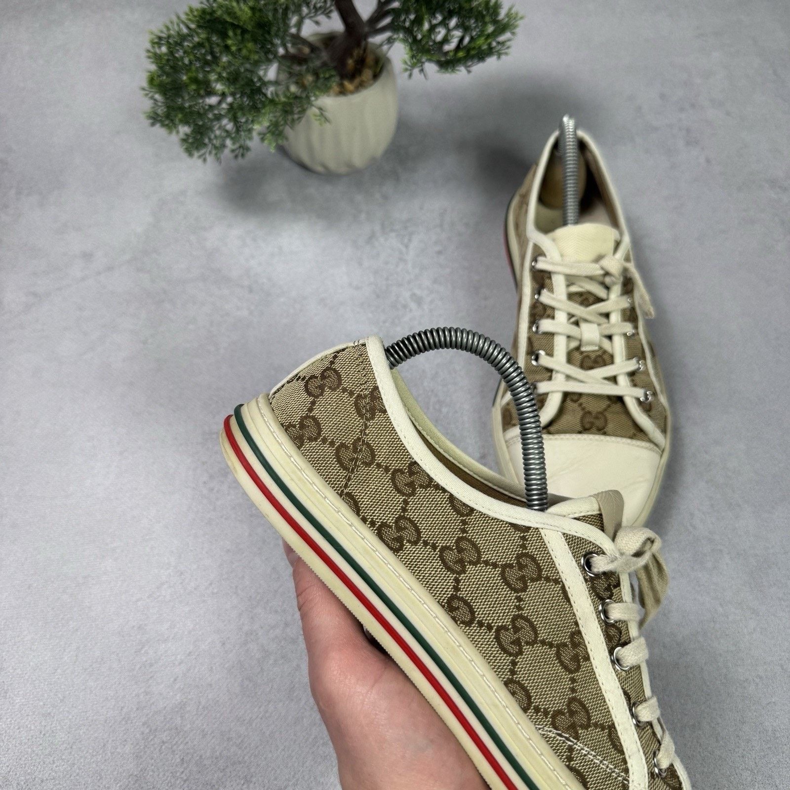 Gucci Gucci Cloth Trainers Canvas GG Monogram Men Size 40 US 7 Size US 7 / IT 37 - 3 Thumbnail