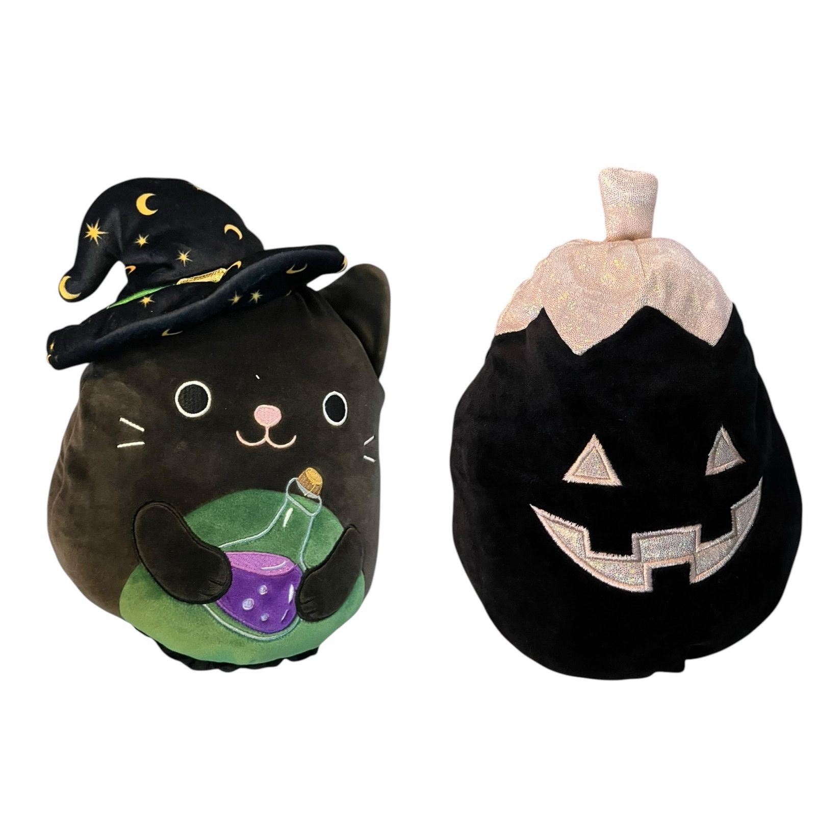 Designer FLIP A MALLOW By Squishmallow Cleo The Cat Witch/Pumpkin Size ONE SIZE - 1 Thumbnail