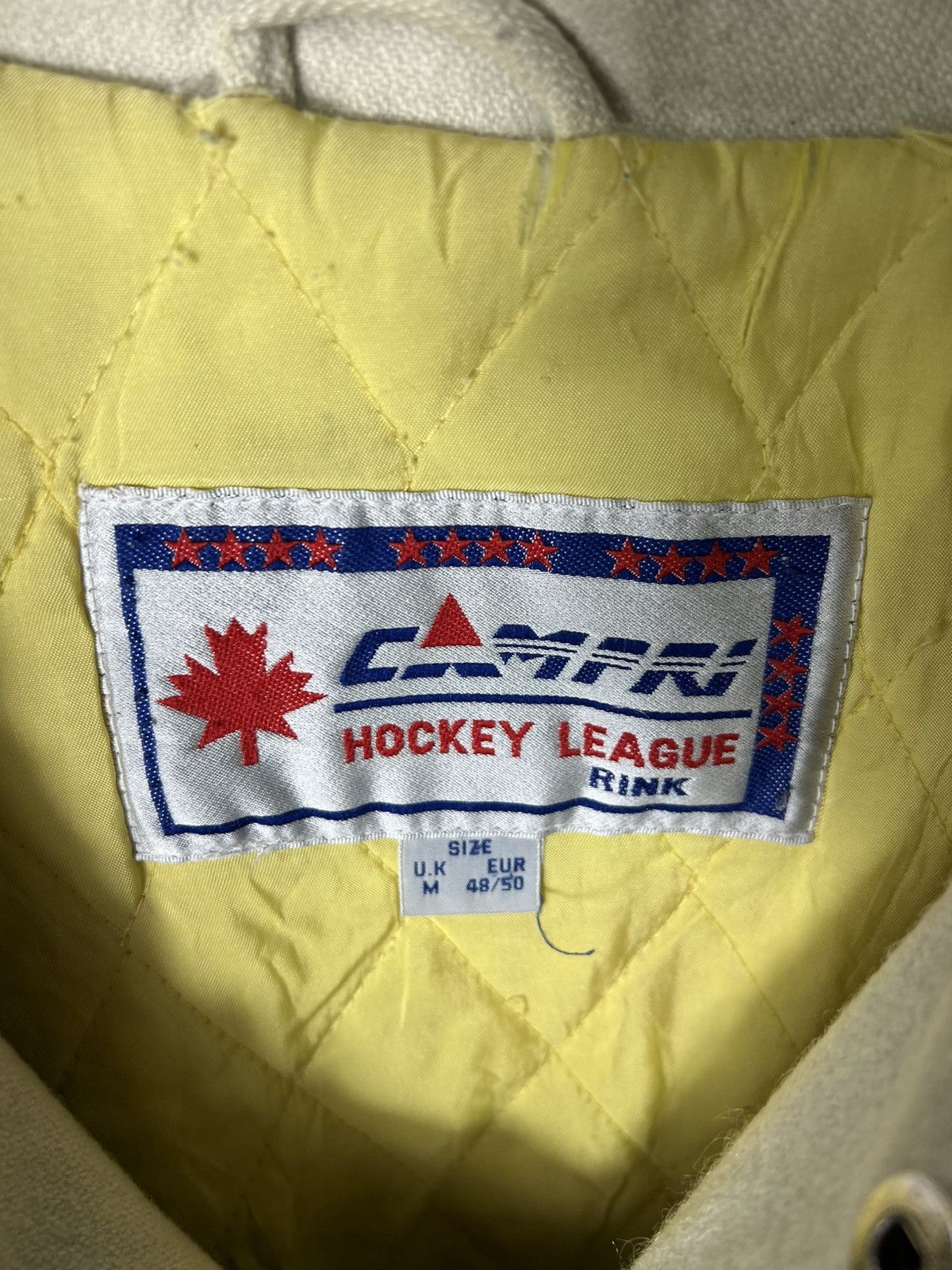 NHL Vintage 92 Campri International Hockey League Varsity Jacket Size US M / EU 48-50 / 2 - 4 Thumbnail
