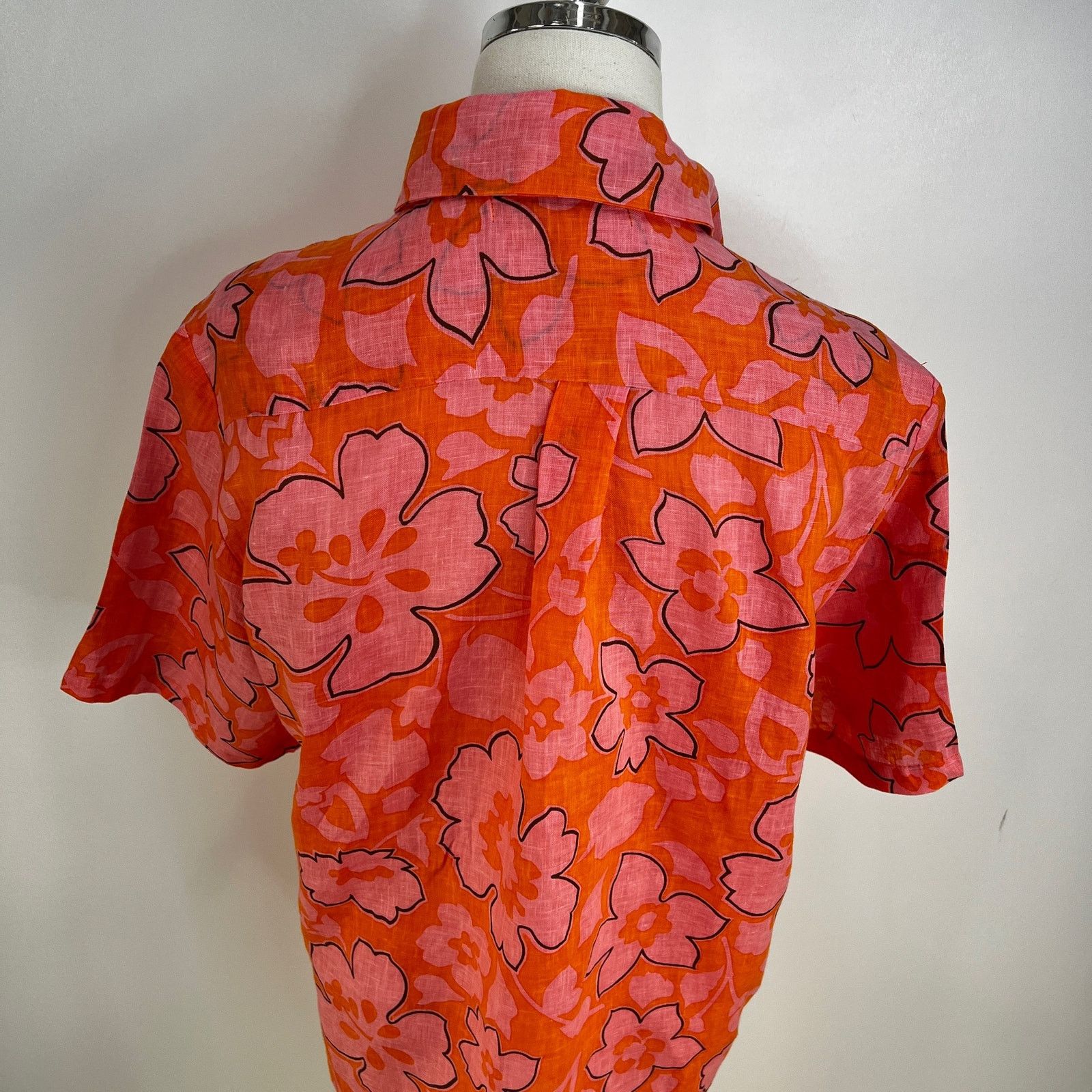 Anthropologie Anthropologie Faithfull The Brand Linen Top Floral Size L / US 10 / IT 46 - 7 Thumbnail