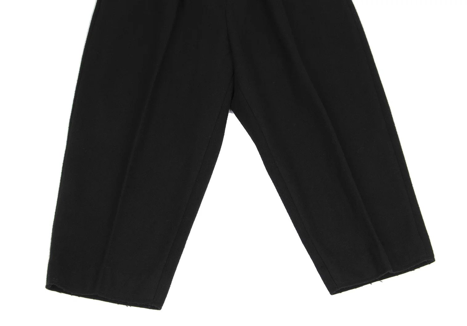Ganryu Melton Wool Bulky Slacks in Black 1 Size US 30 / EU 46 - 7 Thumbnail