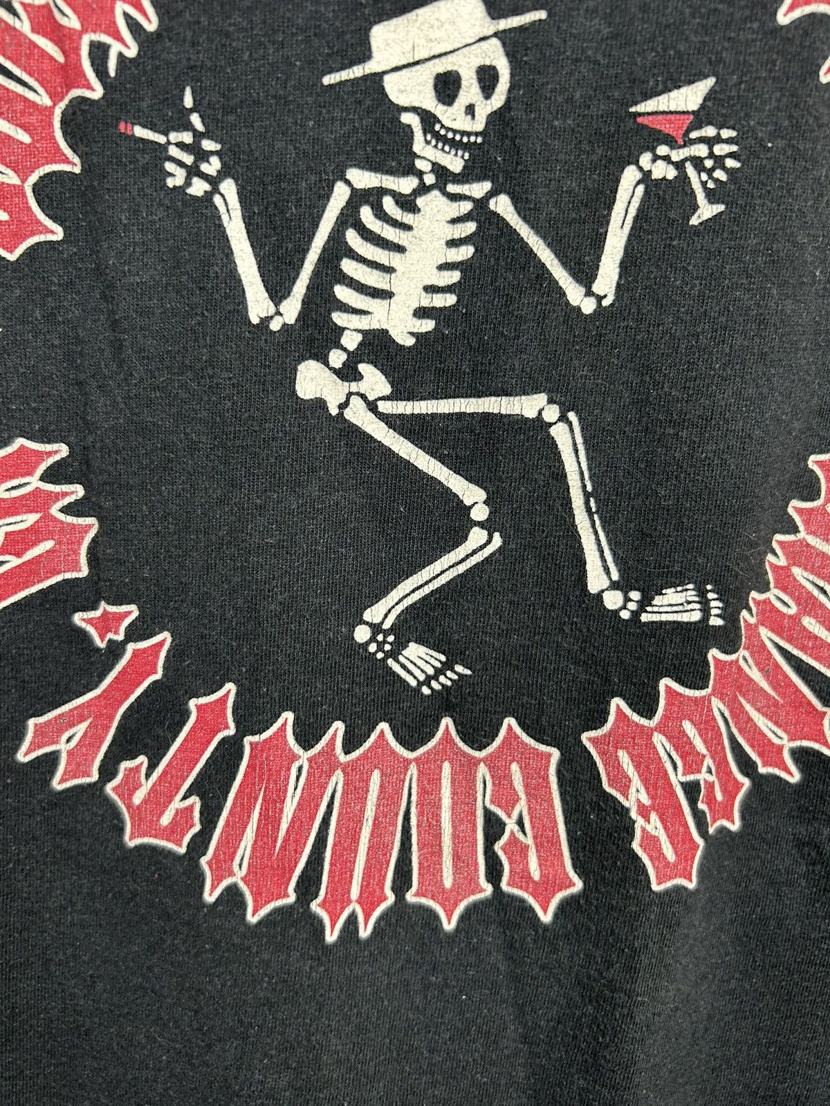 Band Tees × Giant × Vintage Vintage 90s Social Distortion Band Skeleton Graphic Tee Size US XL / EU 56 / 4 - 11 Thumbnail