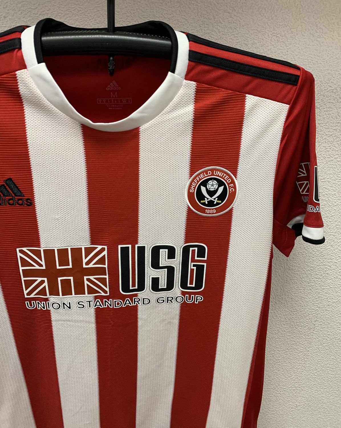 Adidas Sheffield United adidas soccer jersey M USC Union standart Size US M / EU 48-50 / 2 - 4 Thumbnail