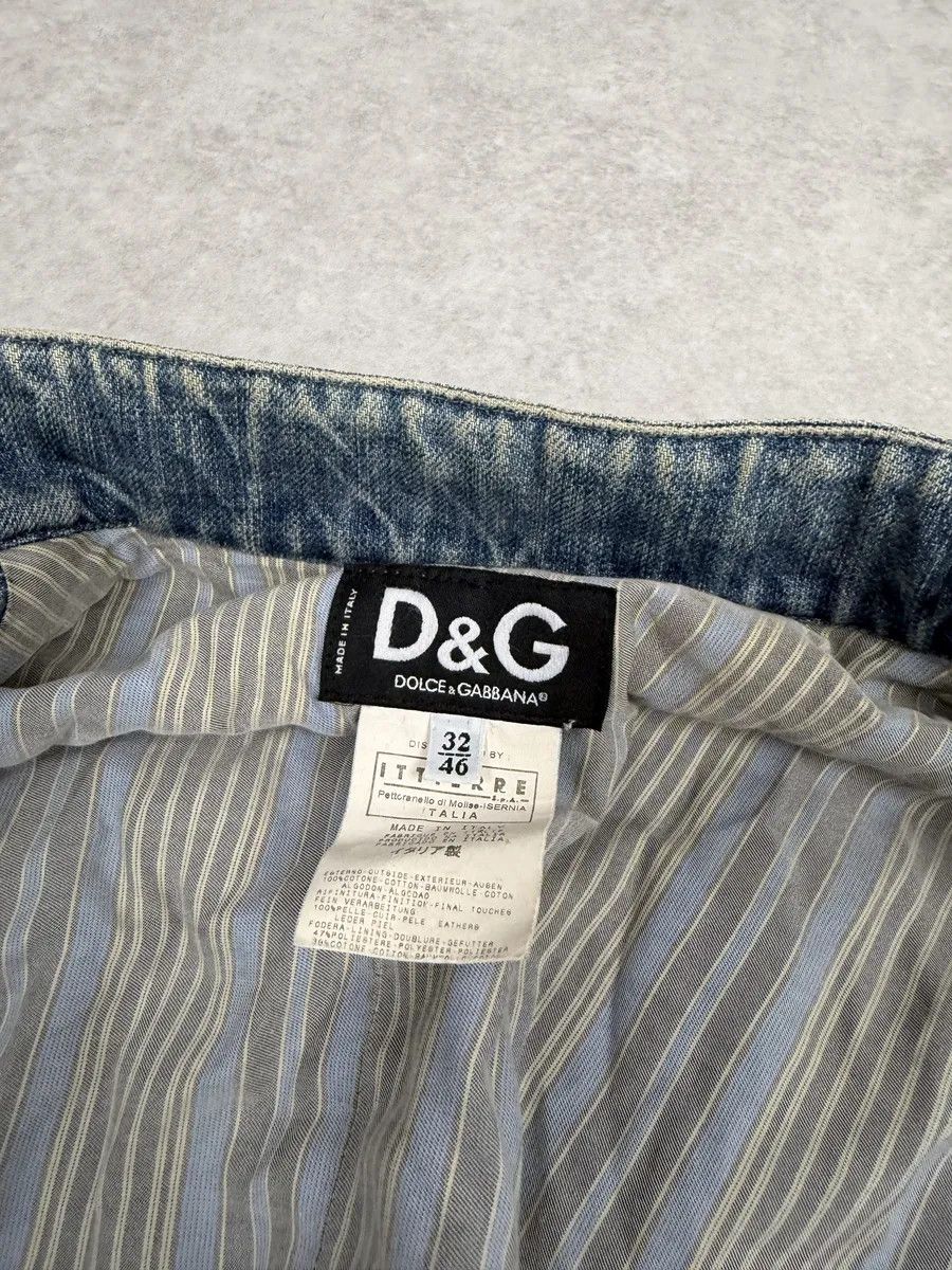 Dolce & Gabbana SS2005 Dolce & Gabbana Blue Apocalyptic Denim Jacket Size US S / EU 44-46 / 1 - 11 Thumbnail