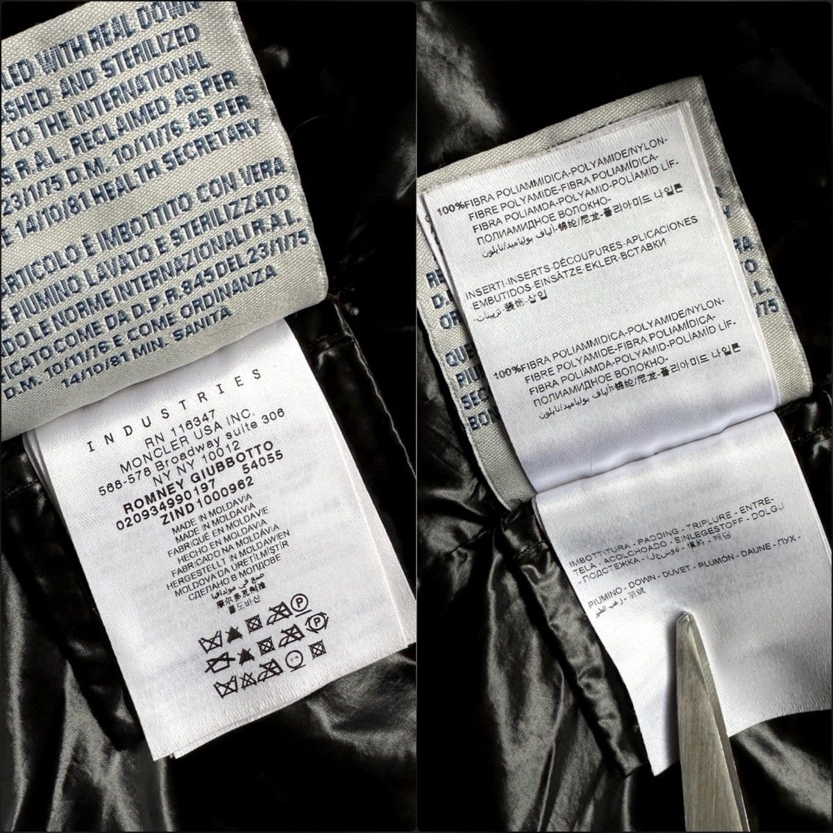 Moncler Authentic Women’s Moncler Romney Down Jacket Black Size: 1 Size S / US 4 / IT 40 - 24 Thumbnail