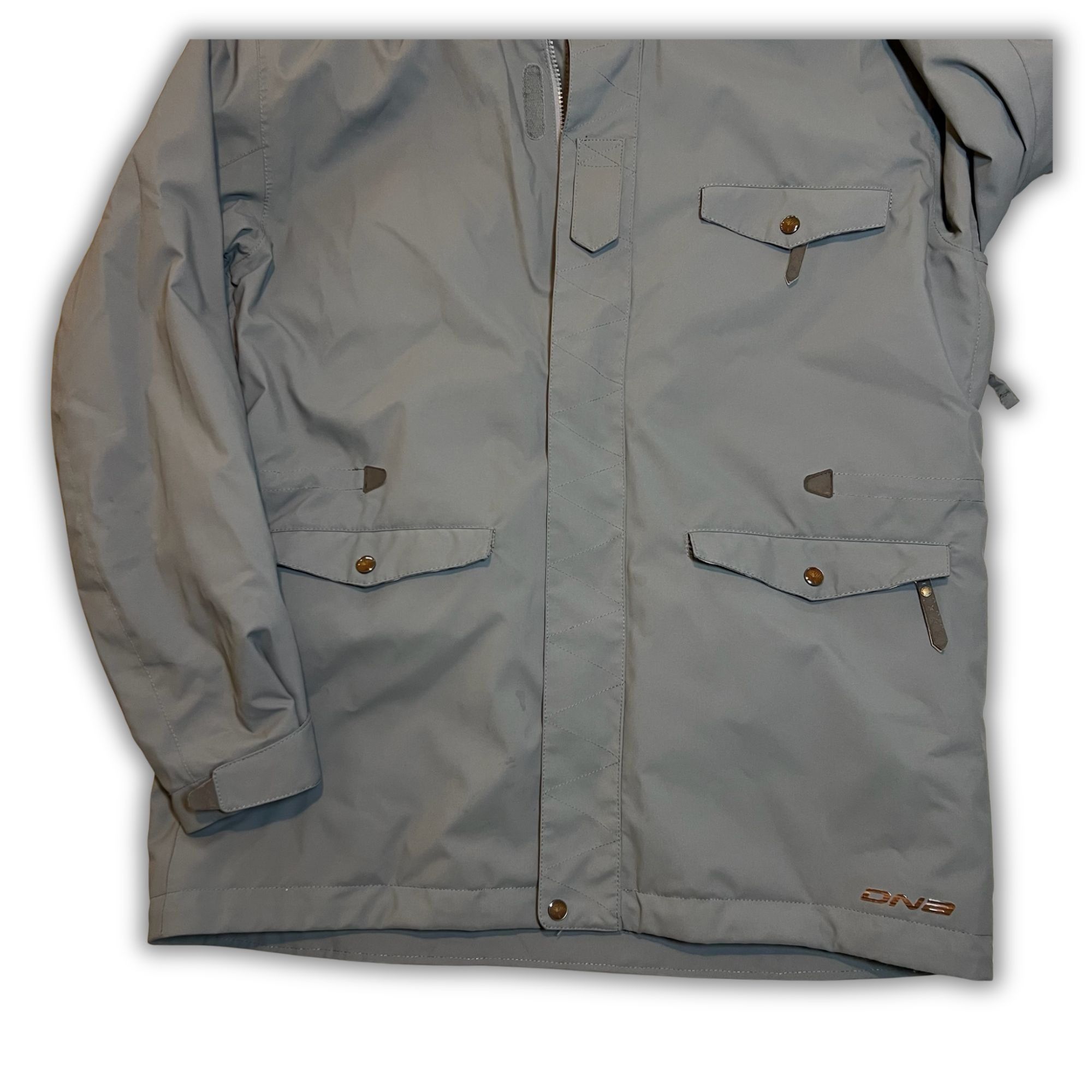 DNA DNA All Terrain Ski Jacket XL Gray W/ Faux Fur Hood Adjustab Size US XL / EU 56 / 4 - 4 Thumbnail