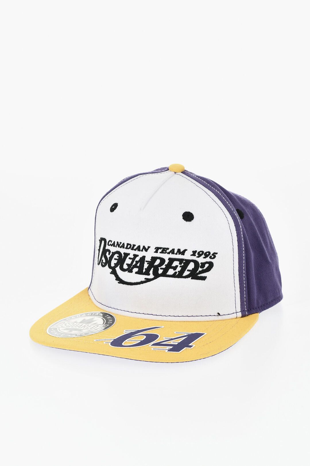 Dsquared2 Color Block Baseball Cap With Embossed Print Size ONE SIZE - 1 Thumbnail