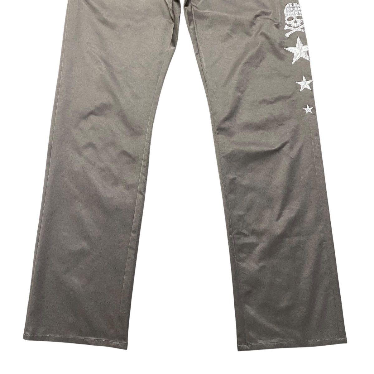 Japanese Brand DANCE WITH DRAGON Denim Shine Skull Embroidery Jeans Size US 34 / EU 50 - 6 Thumbnail