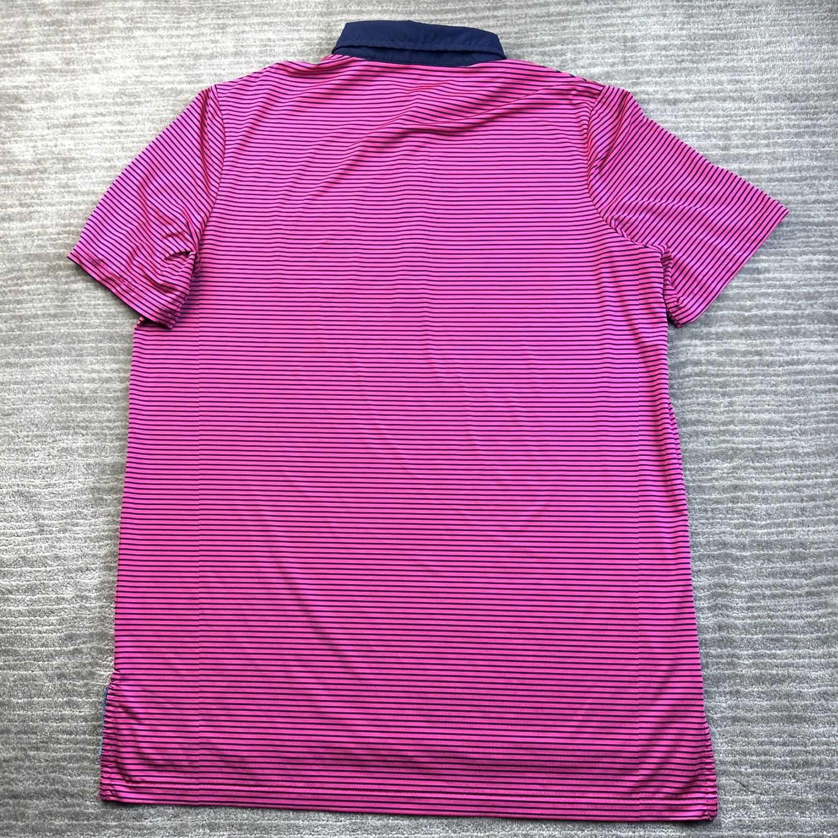 RLX Ralph Lauren RLX Ralph Lauren Polo Shirt Large Purple Striped Performance Golf Mens Size US L / EU 52-54 / 3 - 2 Thumbnail