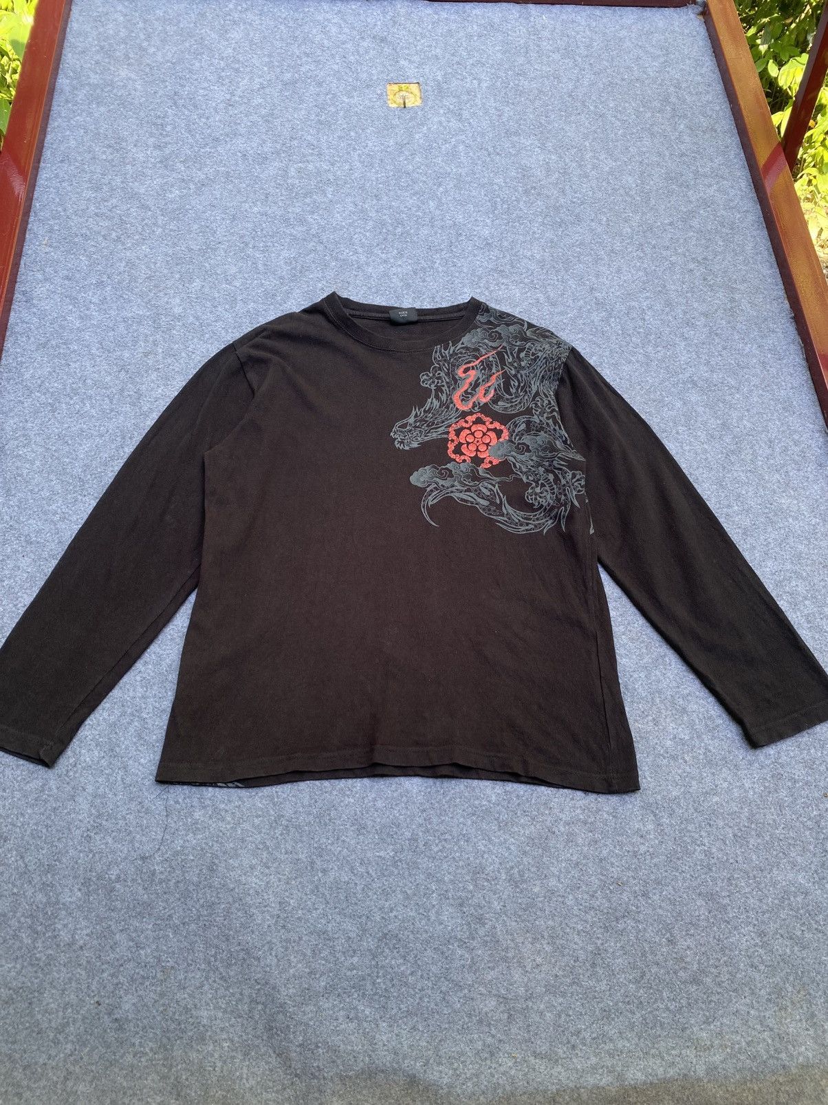 Japanese Brand Bullet noise dragon long sleeve tshirt Size US L / EU 52-54 / 3 - 14 Thumbnail