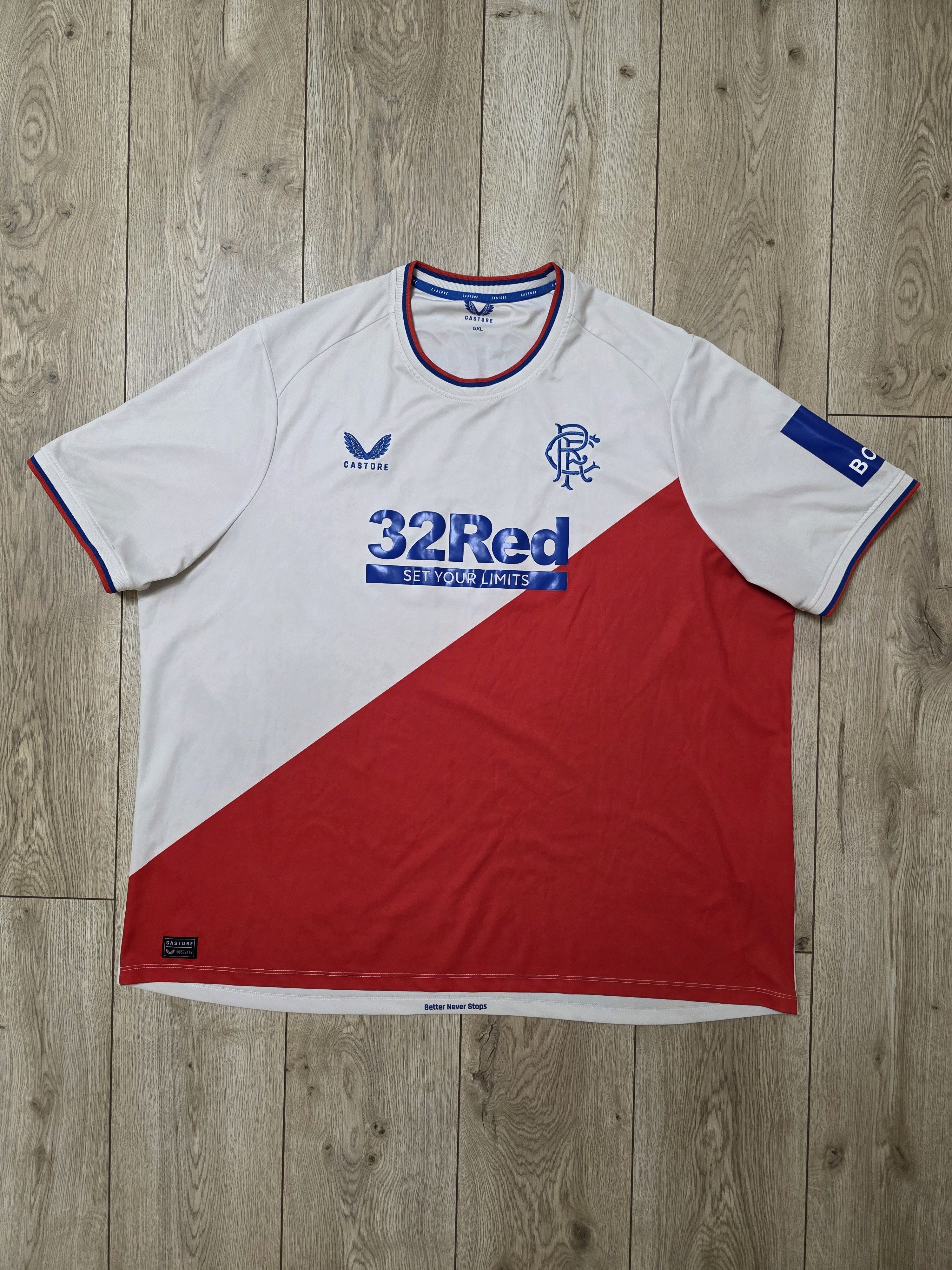 All Sport RANGERS 2023 AWAY FOOTBALL SHIRT SOCCER JERSEY 5XL Size US XXL / EU 58 / 5 - 1 Thumbnail