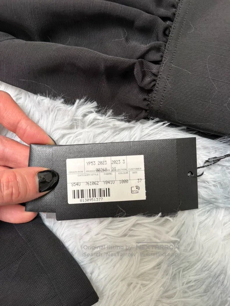 Saint Laurent Paris Saint Laurent Paris size 37 Wool Bow Shirt Size US M / EU 48-50 / 2 - 6 Thumbnail