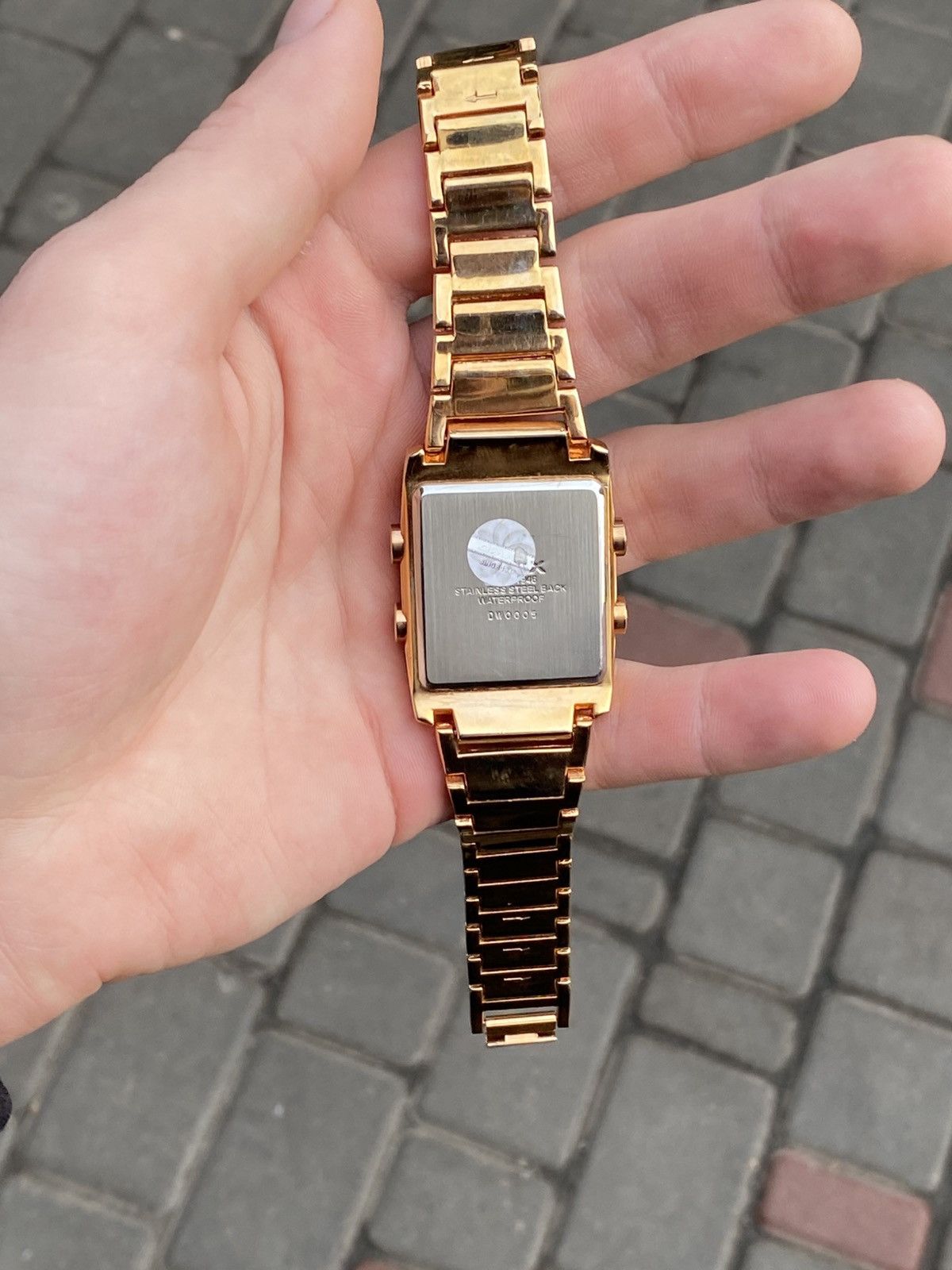 Japanese Brand VINTAGE OMAX Digital Gold Tone D0002 Retro Y2K 90s Size ONE SIZE - 9 Thumbnail