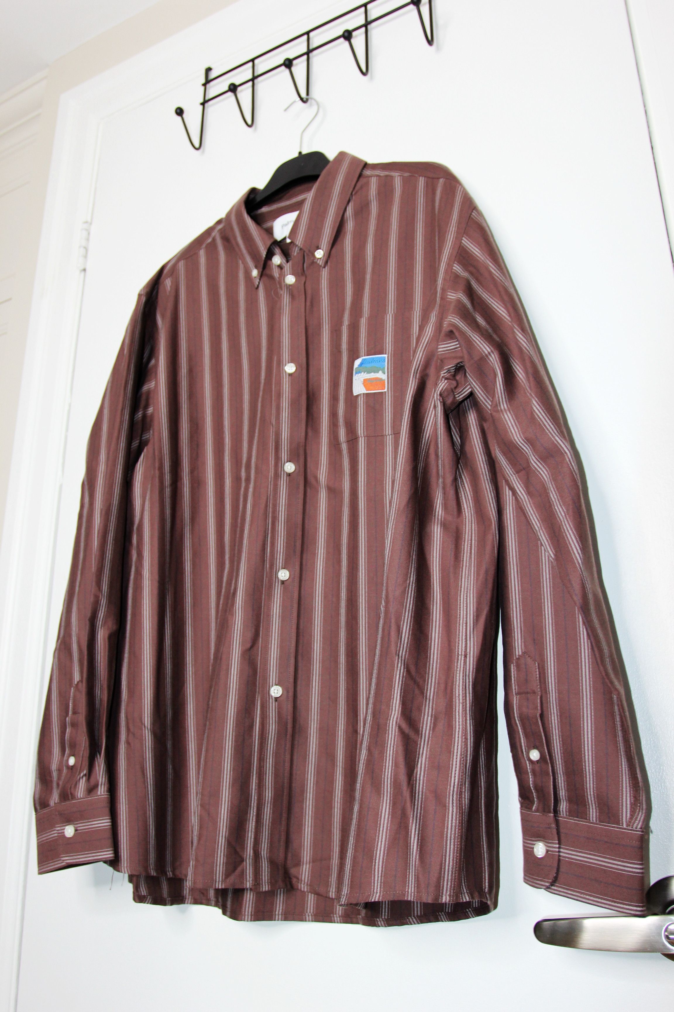 Palmes BNWT AW24 PALMES DEUCE OXFORD SHIRT 52 Size US L / EU 52-54 / 3 - 5 Thumbnail