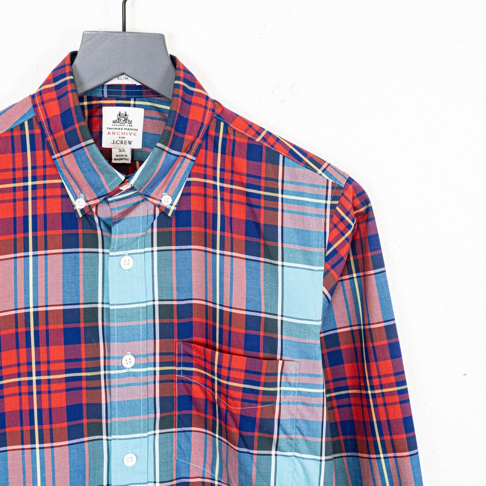 J.Crew Thomas Mason ARCHIVE for J.Crew Slim Button Down shirt Plaid Size US XS / EU 42 / 0 - 3 Thumbnail