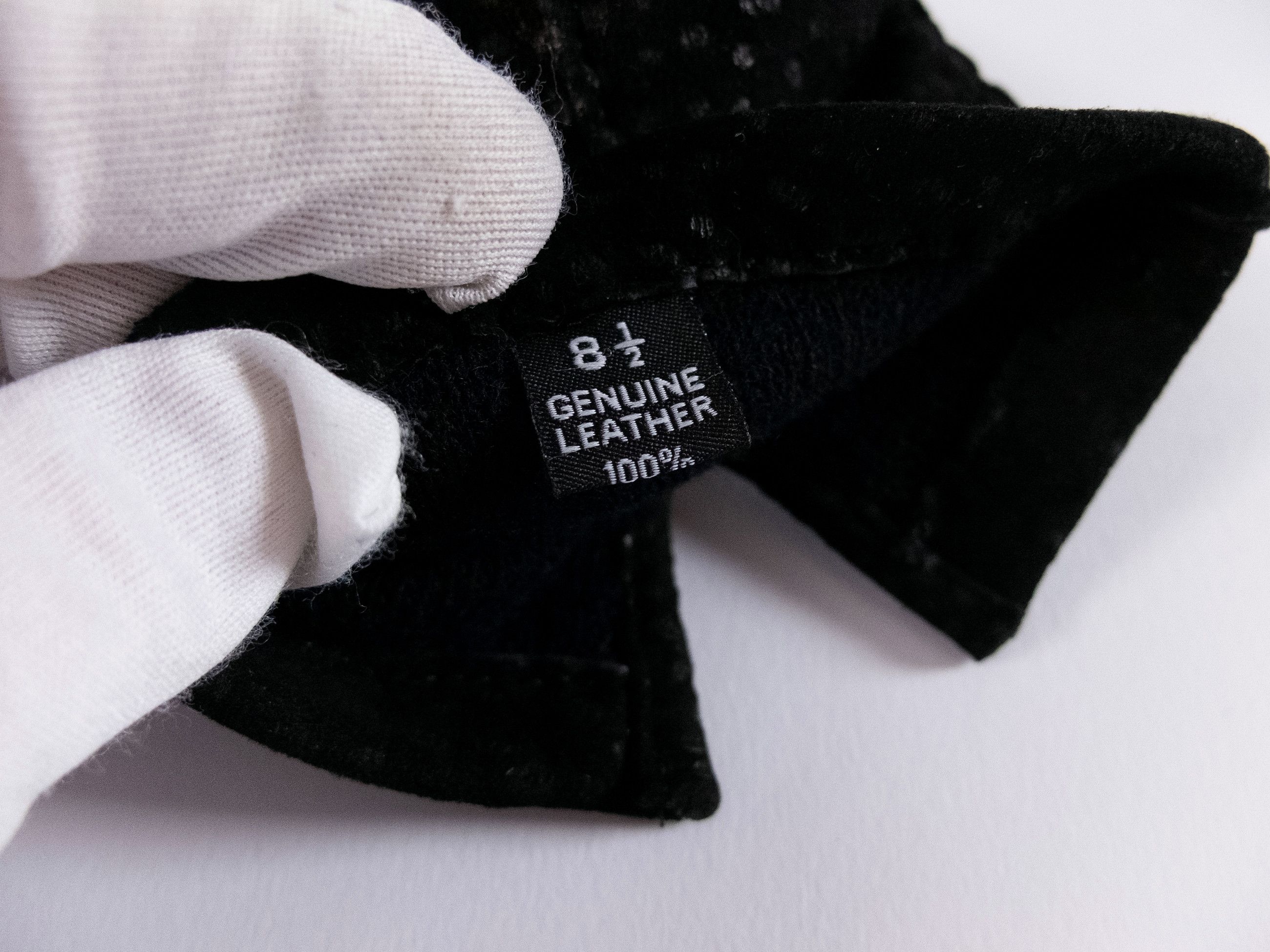 Church's CHURCH'S black cashmere lined capybara leather gloves Size ONE SIZE - 7 Thumbnail
