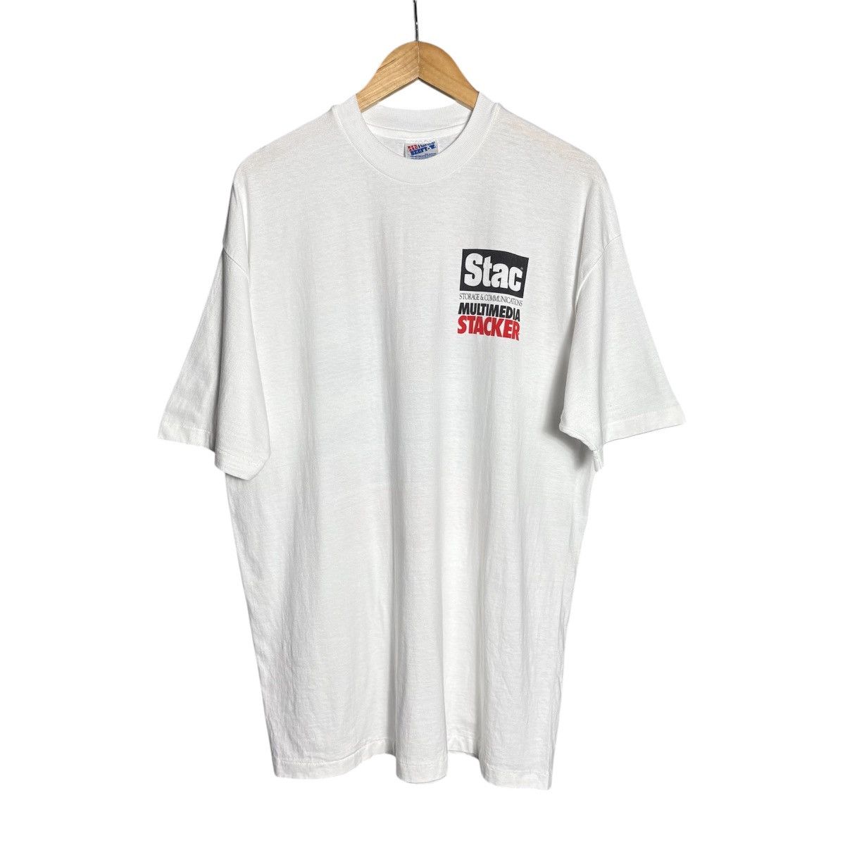Vintage Vintage 90s Multimedia Stacker Graphic Tee Size US XL / EU 56 / 4 - 2 Thumbnail