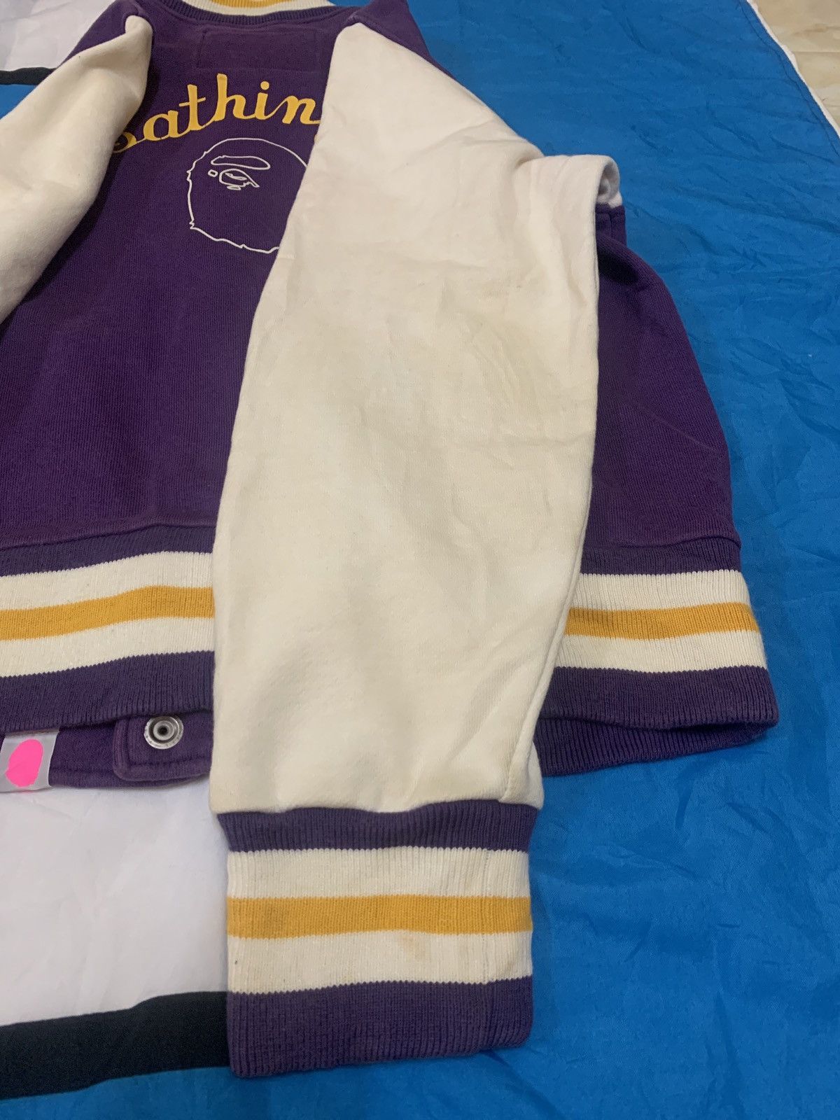 Bape Apee Sweat Varsity Jacket Size XS / US 0-2 / IT 36-38 - 20 Thumbnail
