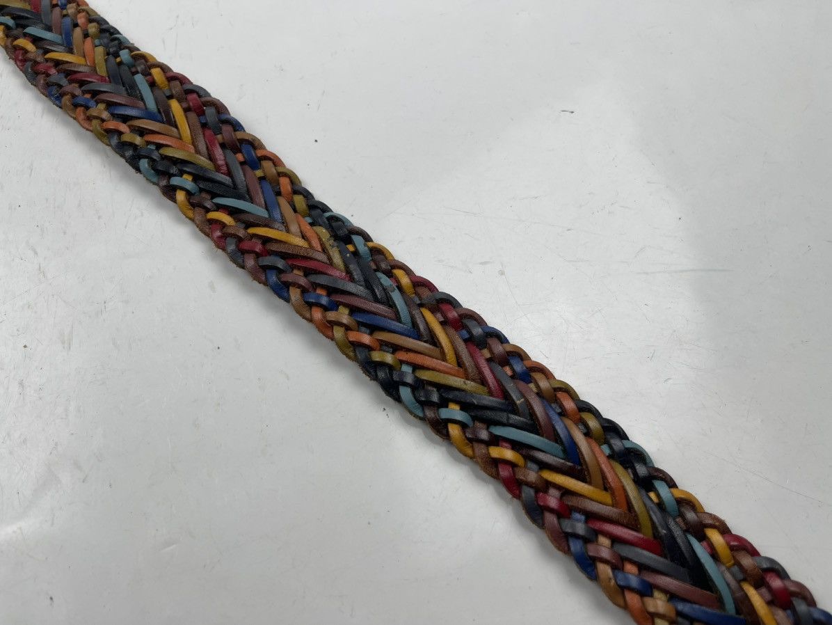 Seditionaries super rare multicolour leather belt tc43 Size 36 - 3 Thumbnail