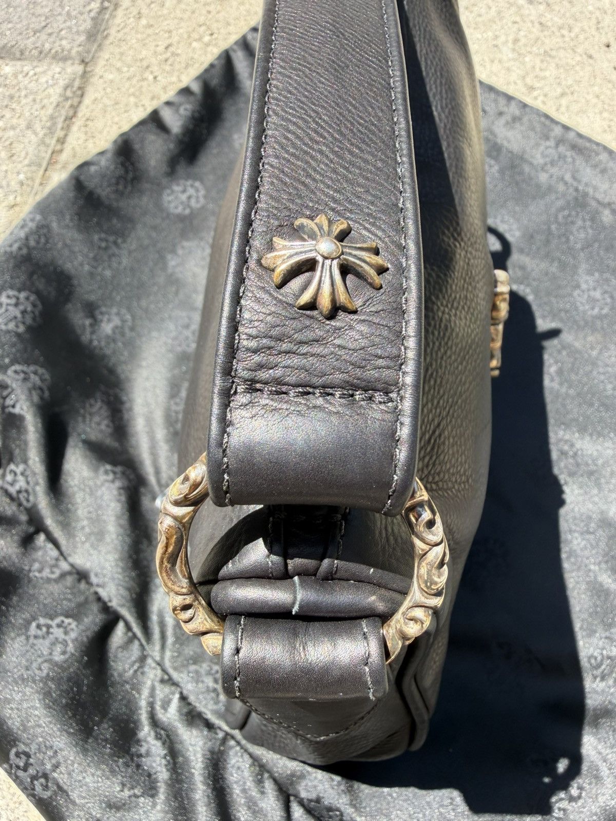 Chrome Hearts Chrome Hearts Leather Chicken Nugget Shoulder Bag Size ONE SIZE - 8 Thumbnail