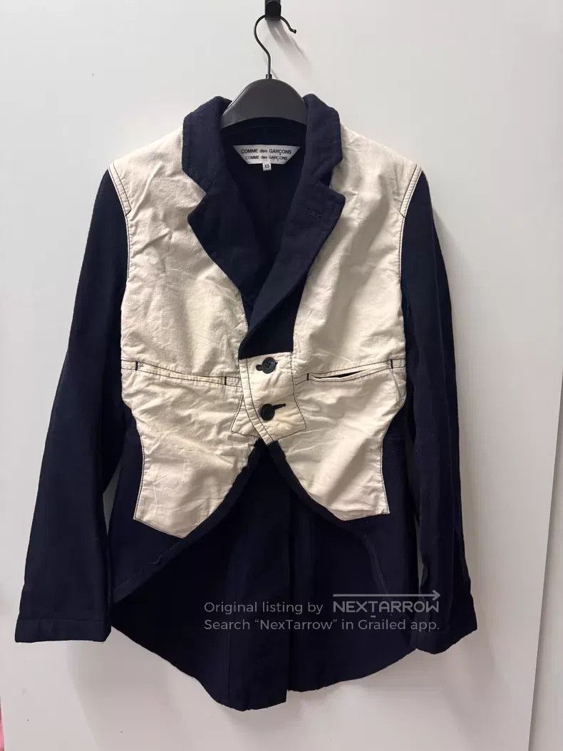 Comme des Garcons Comme Des Garcons Asymmetrical Folded Tailcoat Jacket Size XS / US 0-2 / IT 36-38 - 1 Thumbnail