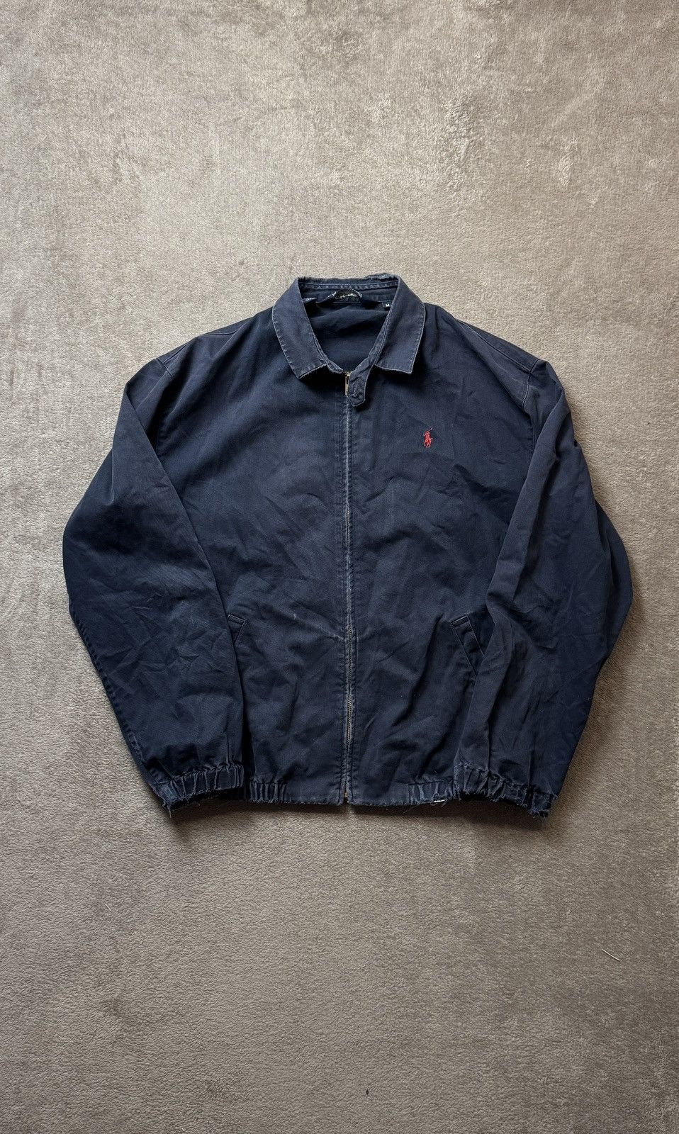 Polo Ralph Lauren Vintage Distressed Faded Mudwash Heritage Bomber Jacket ysl Size US M / EU 48-50 / 2 - 2 Thumbnail