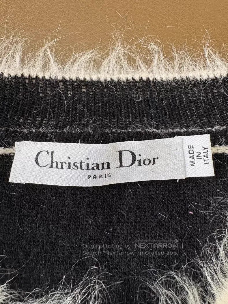Dior Dior Beige horsehair constellation print short sleeves Size XXS / US 00 / IT 34 - 5 Thumbnail