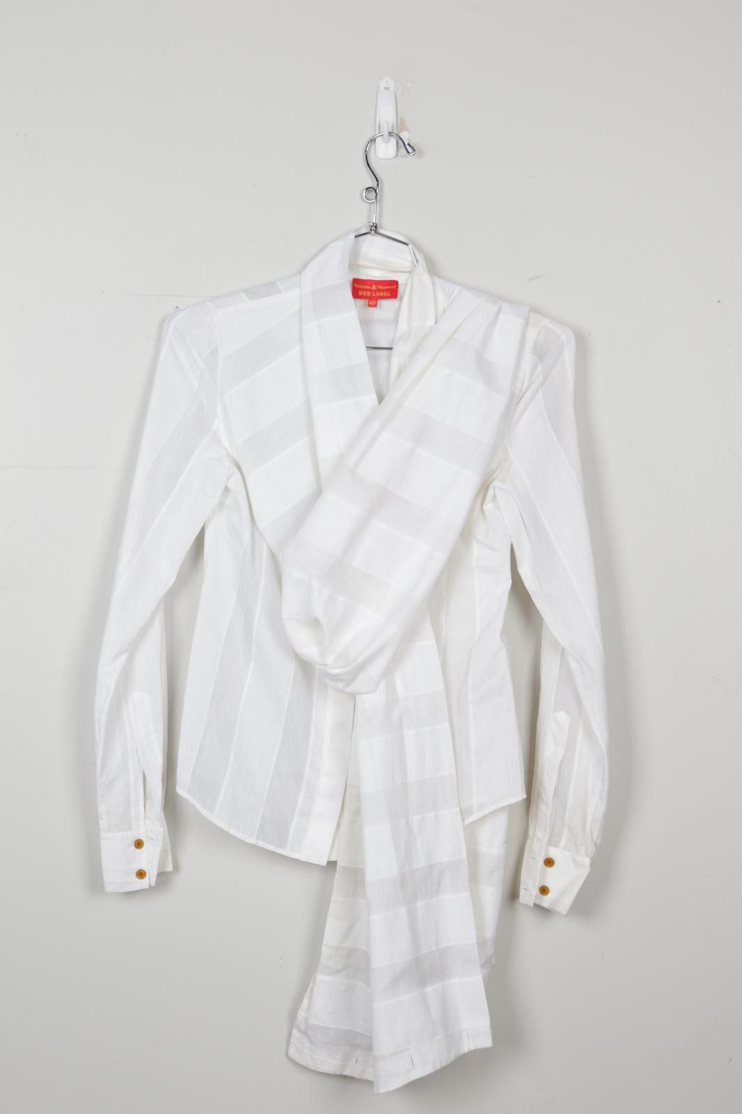 Other 00's Vivienne Westwood Red Label Scarf Long Sleeve Button-Up Size M / US 6-8 / IT 42-44 - 1 Thumbnail
