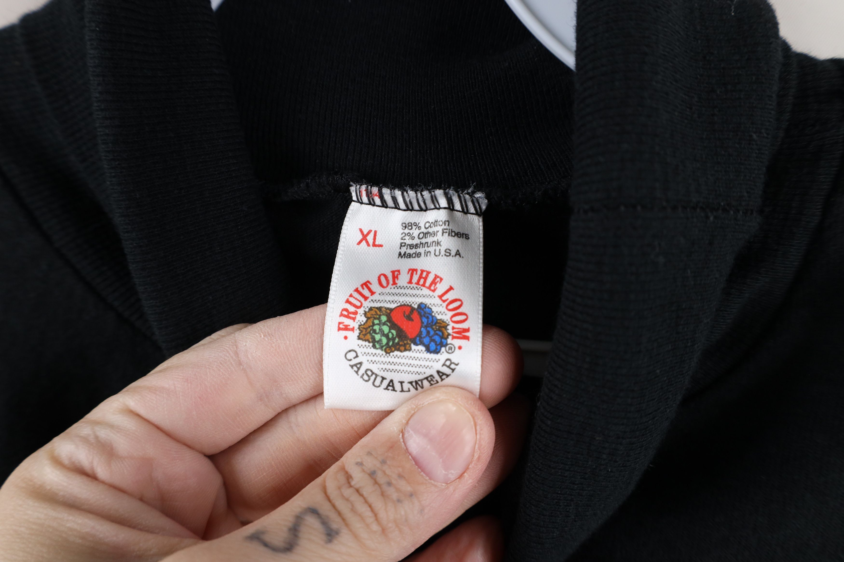 Vintage Vintage 90s Streetwear Heavyweight Turtleneck T-Shirt USA Size US XL / EU 56 / 4 - 6 Thumbnail