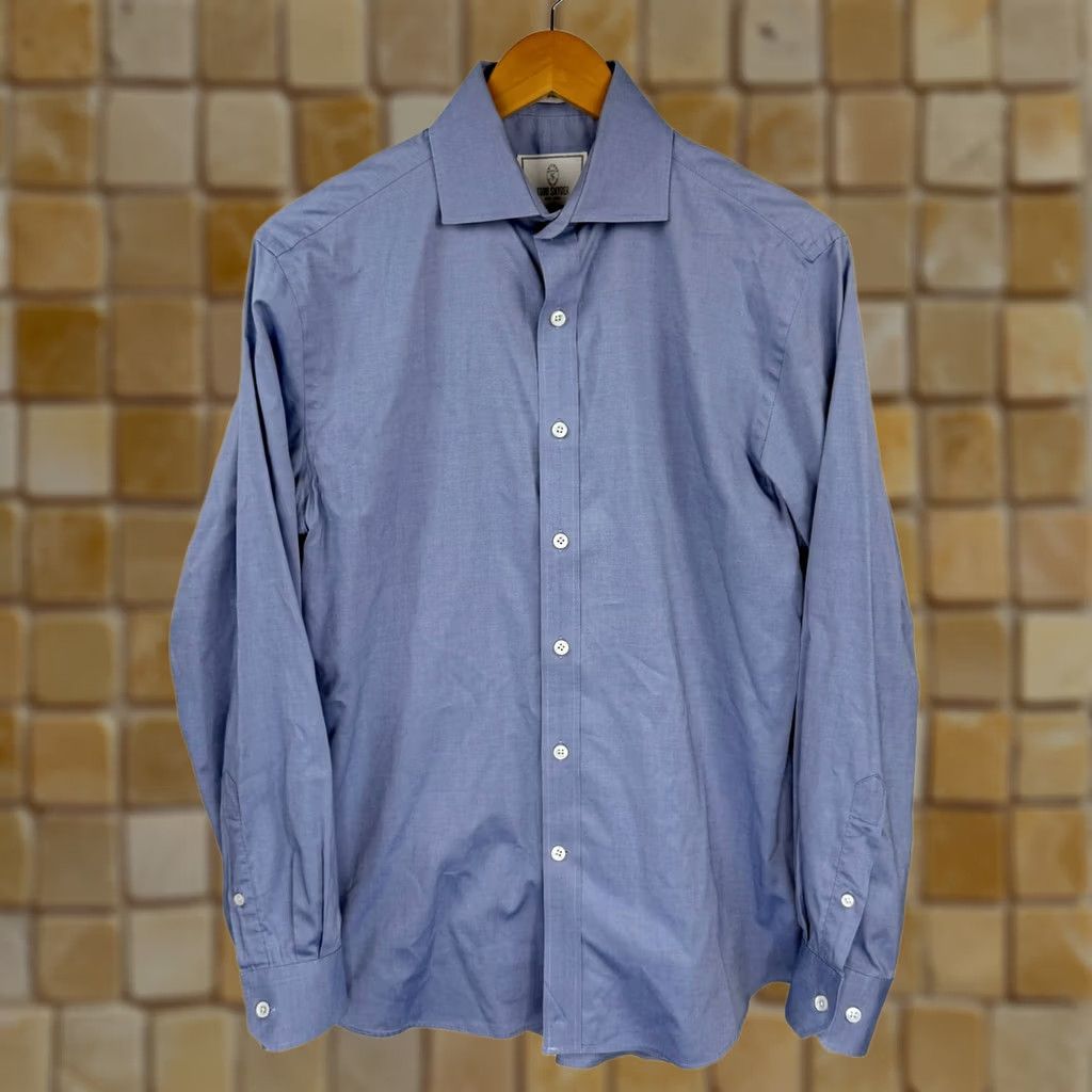 Todd Snyder Todd Snyder Button-Up Shirt Oxford Mens 15 Blue Long Sleeve Two Ply Cotton Shirt Regular Mens Blues 40 Chest 15 Neck Casual Classic Preppy Vintage No Size US M / EU 48-50 / 2 - 1 Thumbnail