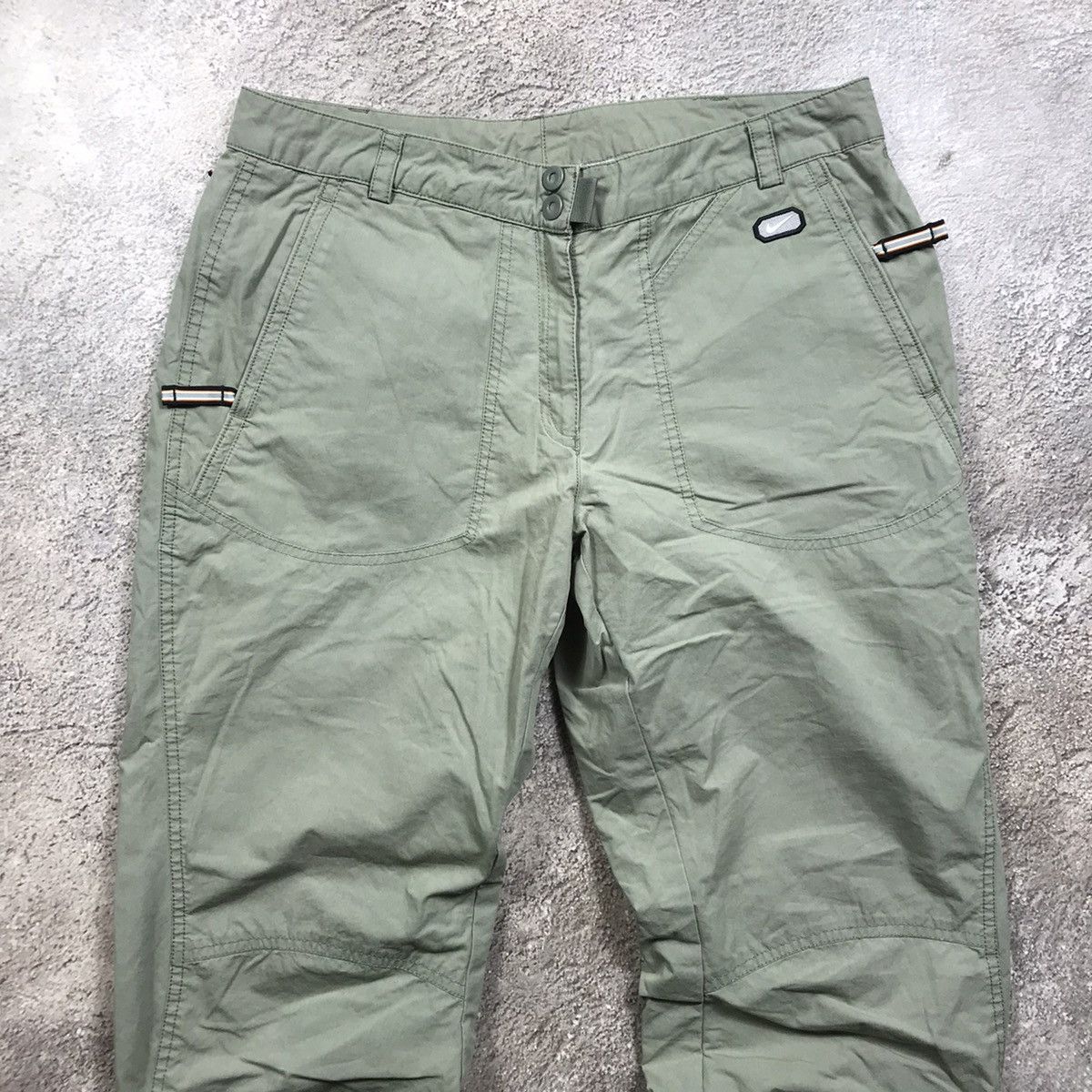 Vintage Vintage Y2K Nike Baggy Cargo Pants Skate Streetwear Faded 29 Size 29" - 4 Thumbnail