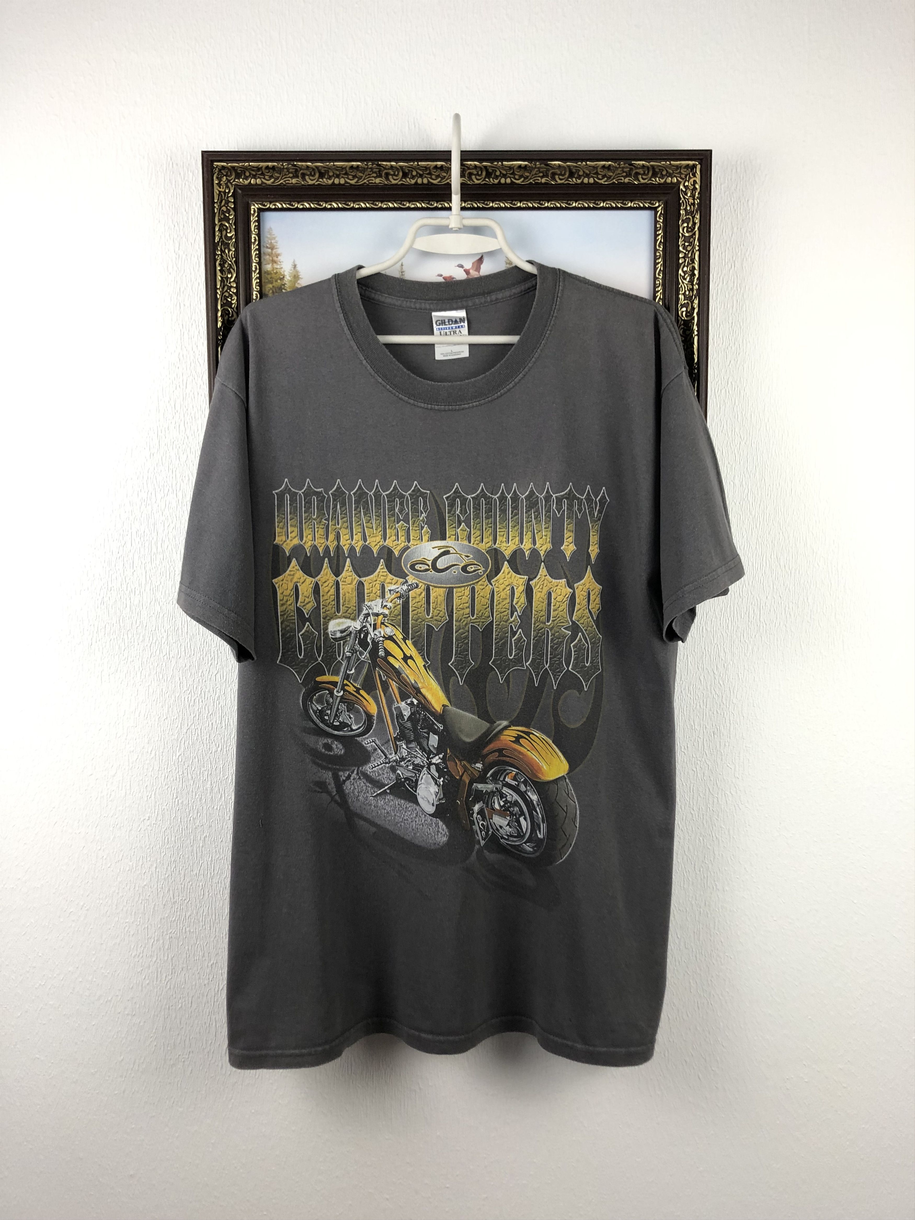 Vintage Vintage Y2K Orange Country Choppers Motorcycle OCC Biker Size US L / EU 52-54 / 3 - 1 Thumbnail