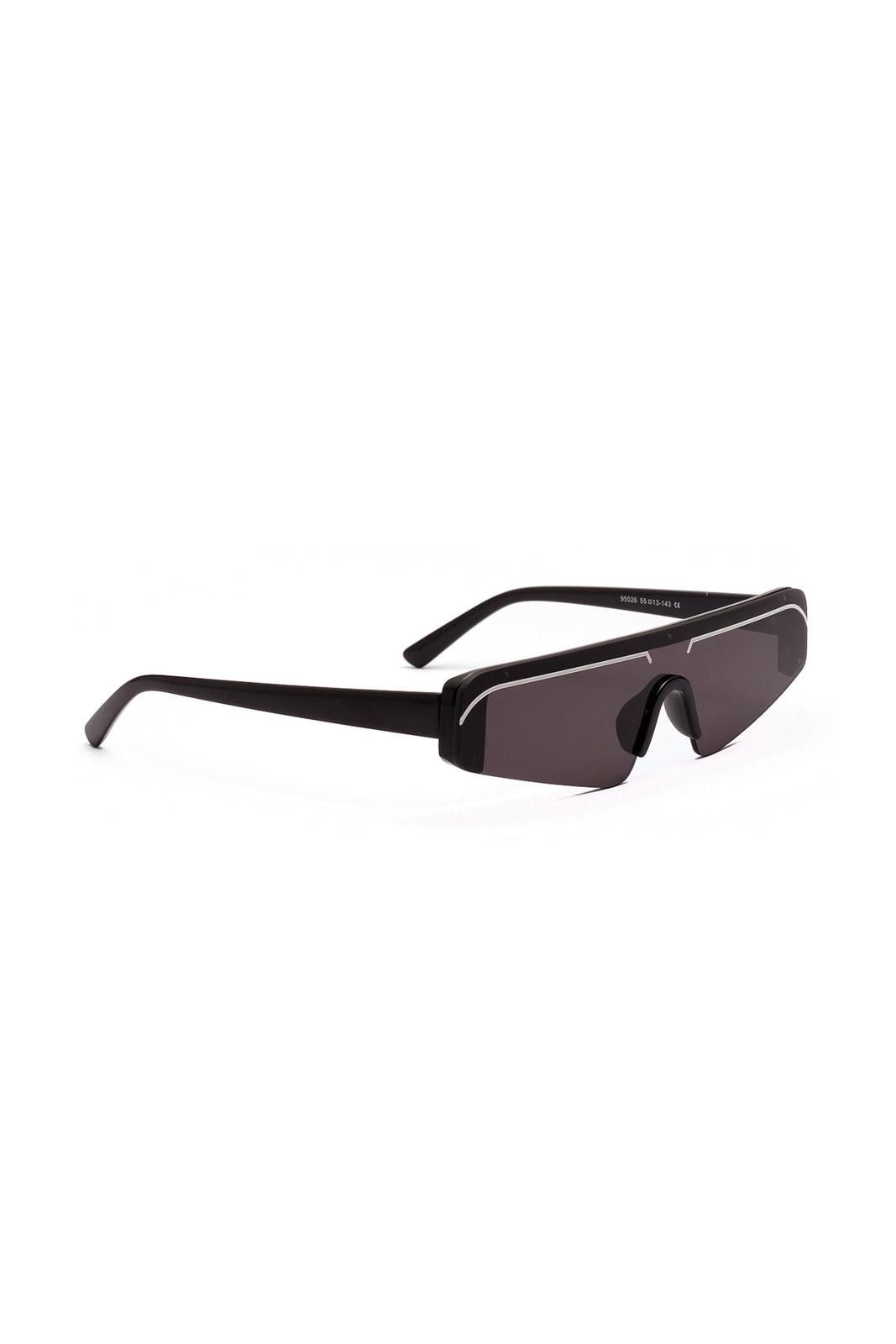 Other Vtg Y2k Avant Garde Futuristic Sunglasses Black Unisex OS Size ONE SIZE - 3 Thumbnail