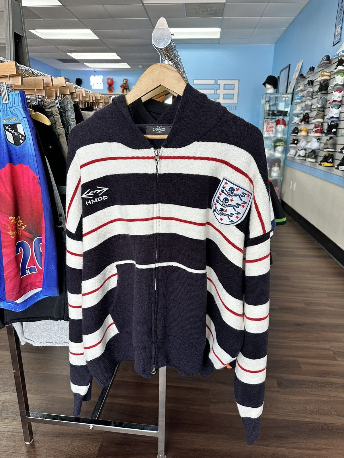 HMDD HMDD Ingerland Football Zip Up Size US M / EU 48-50 / 2 - 1 Thumbnail