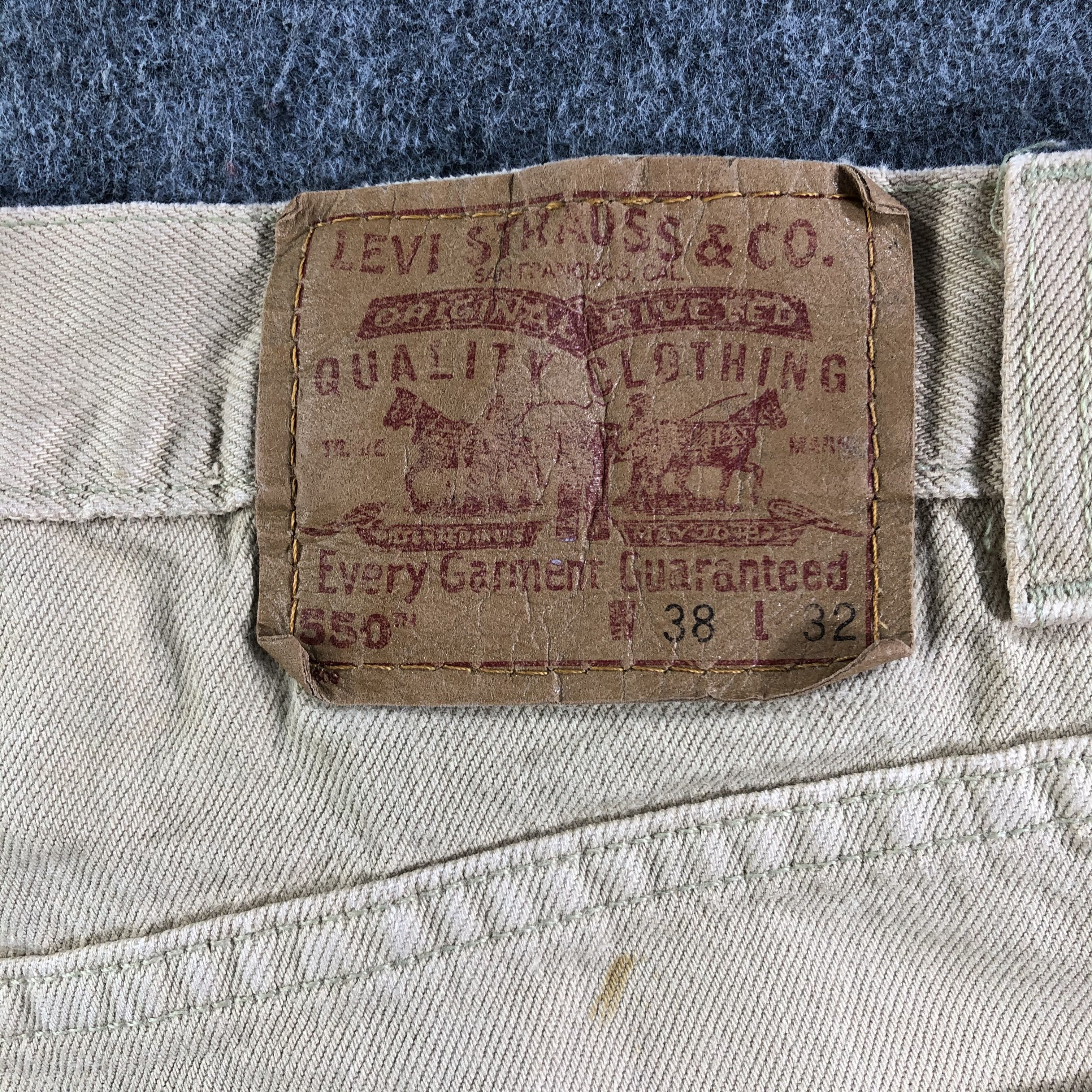 Levi's 90s Vintage Levis 550 Jeans-J3155 Size US 37 - 5 Thumbnail