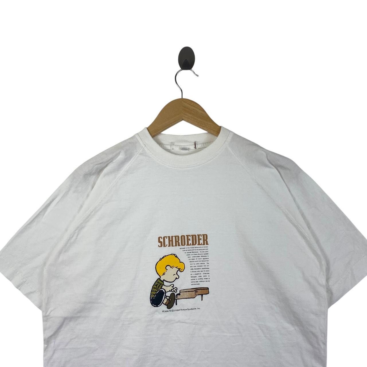 Peanuts Vintage PEANUTS SCHROEDER CARTOON Tee Shirt Charlie Brown Size L / US 10 / IT 46 - 2 Thumbnail