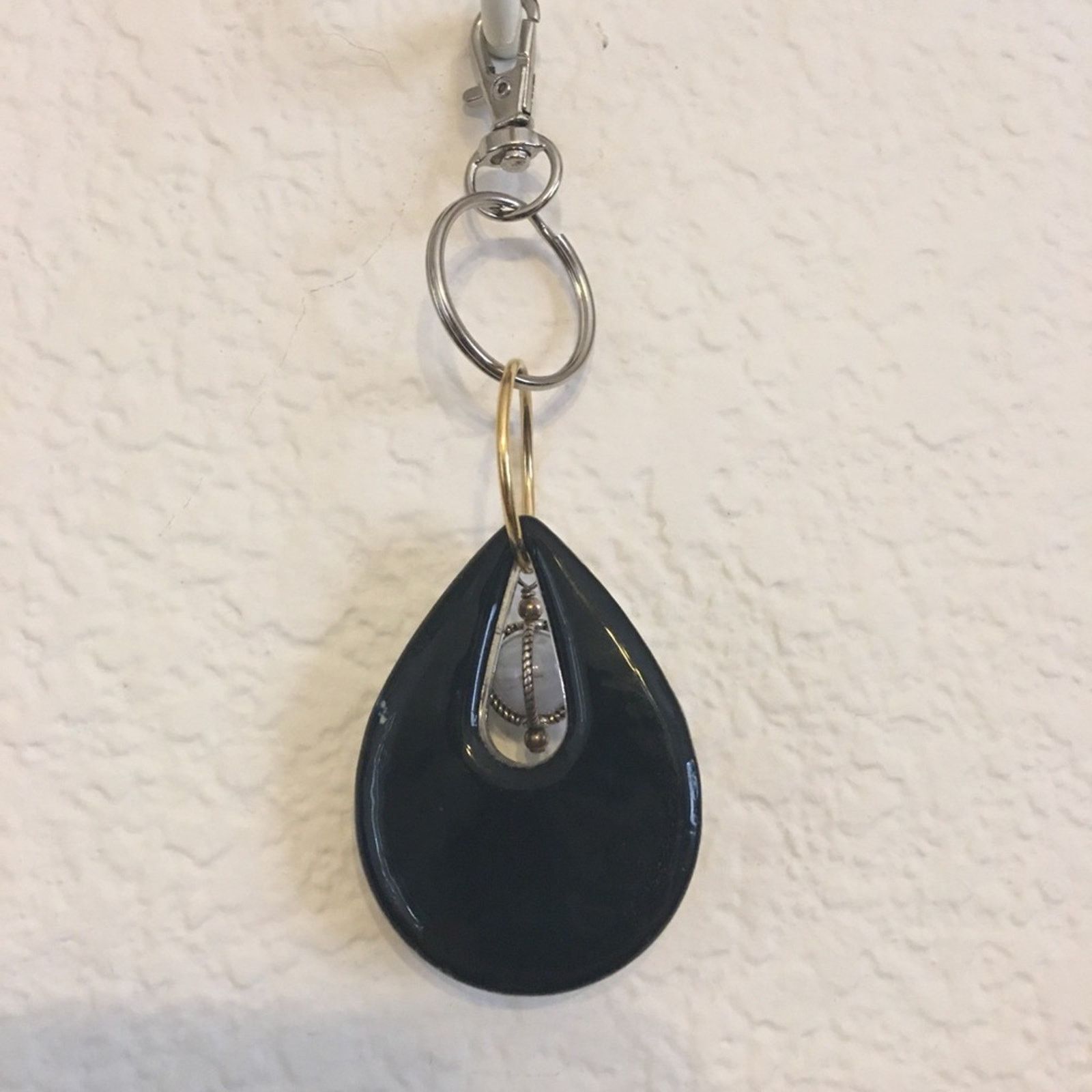 Handmade Vintage repurpose salvaged estate gem keychain Size ONE SIZE - 2 Thumbnail
